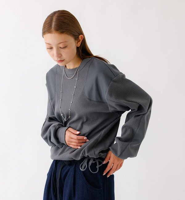 Rouge vif「【JOHNBULL/ジョンブル】コマンドライクプルオーバー/トップス/コットン【」|Tシャツ・カットソー|