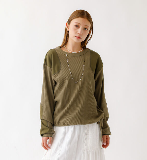 Rouge vif「【JOHNBULL/ジョンブル】コマンドライクプルオーバー/トップス/コットン【」|Tシャツ・カットソー|