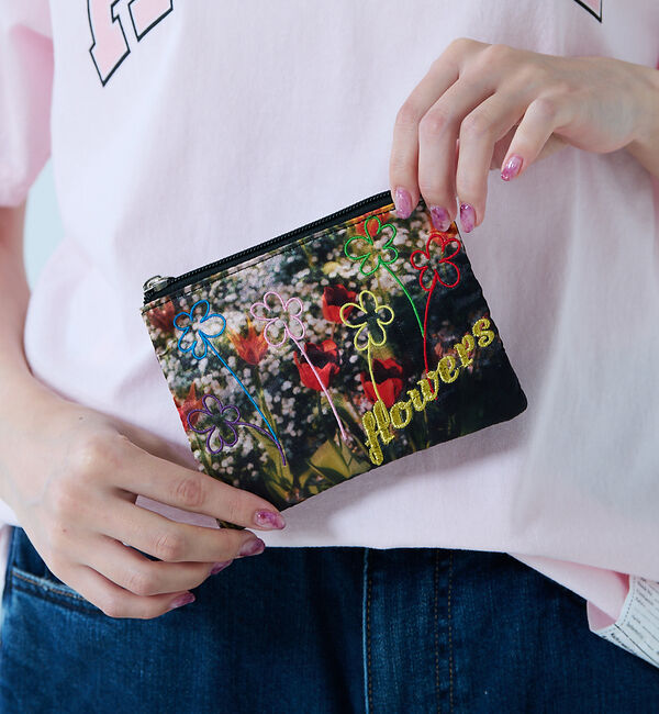 Rouge vif「【Casselini / キャセリーニ】ドゥードゥルフォトポーチ」|ポーチ|ブラック