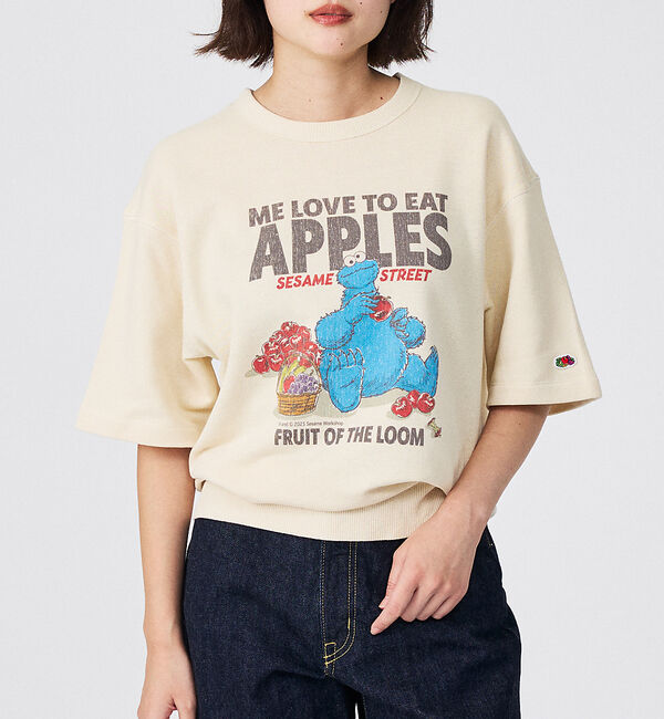 Rouge vif「【FRUIT OF THE LOOM/フルーツ オブ ザ ルーム】【コラボ】SE」|Tシャツ・カットソー|アイボリー
