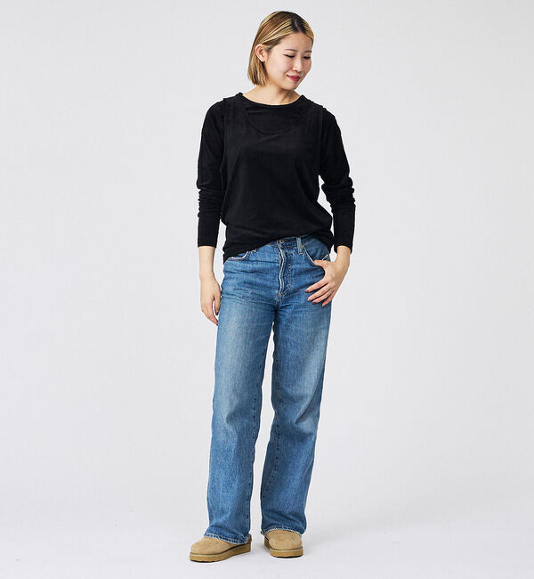 Rouge vif「【Keena/キーナ】レイヤートップス/トップス/レイヤード/２枚セット/上品【」|Tシャツ・カットソー|