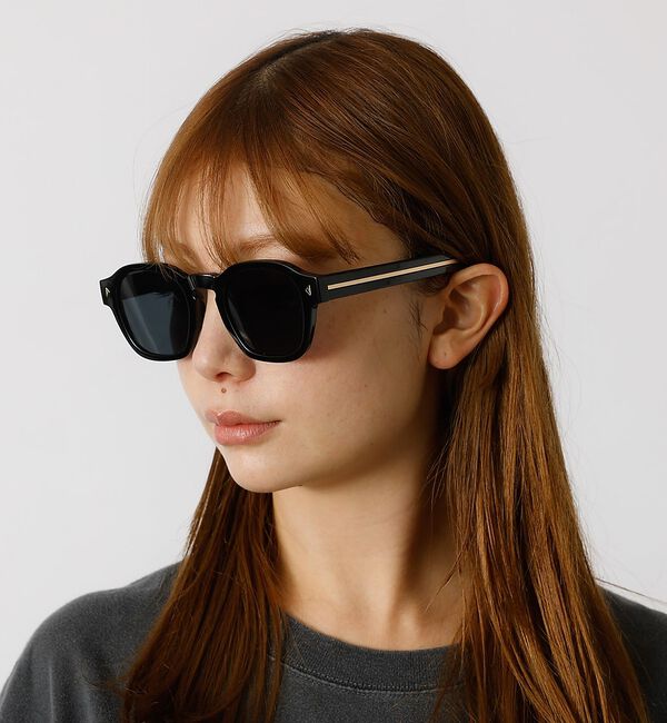 Rouge vif「【NOPUBLIC/ノーパブリック】ボストンサングラス/02:01/サングラス/」|メガネ|ブラック