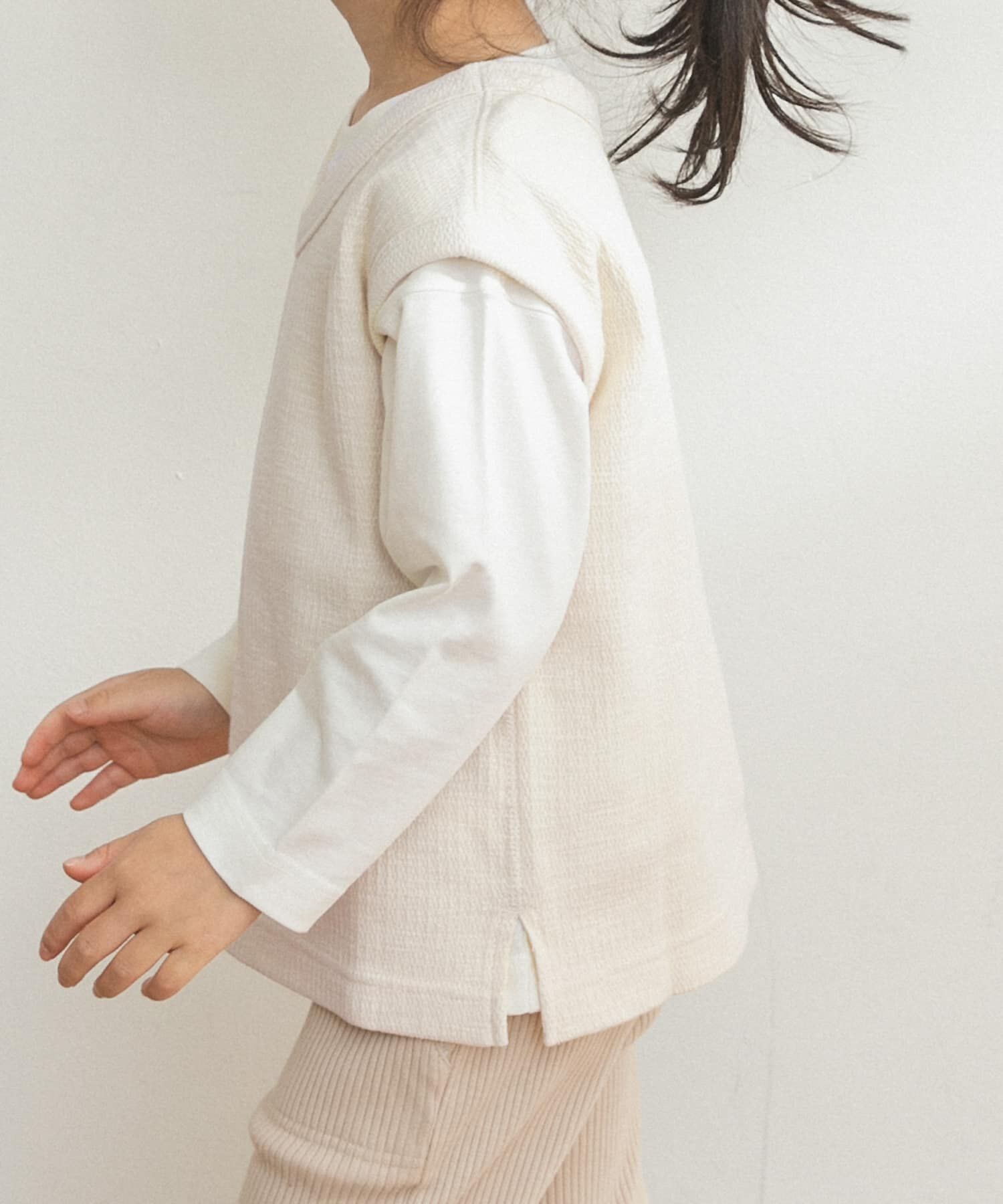 URBAN RESEARCH DOORS「FORK&SPOON　ストライプサーマル2WAYカットソー(KIDS)」|その他|