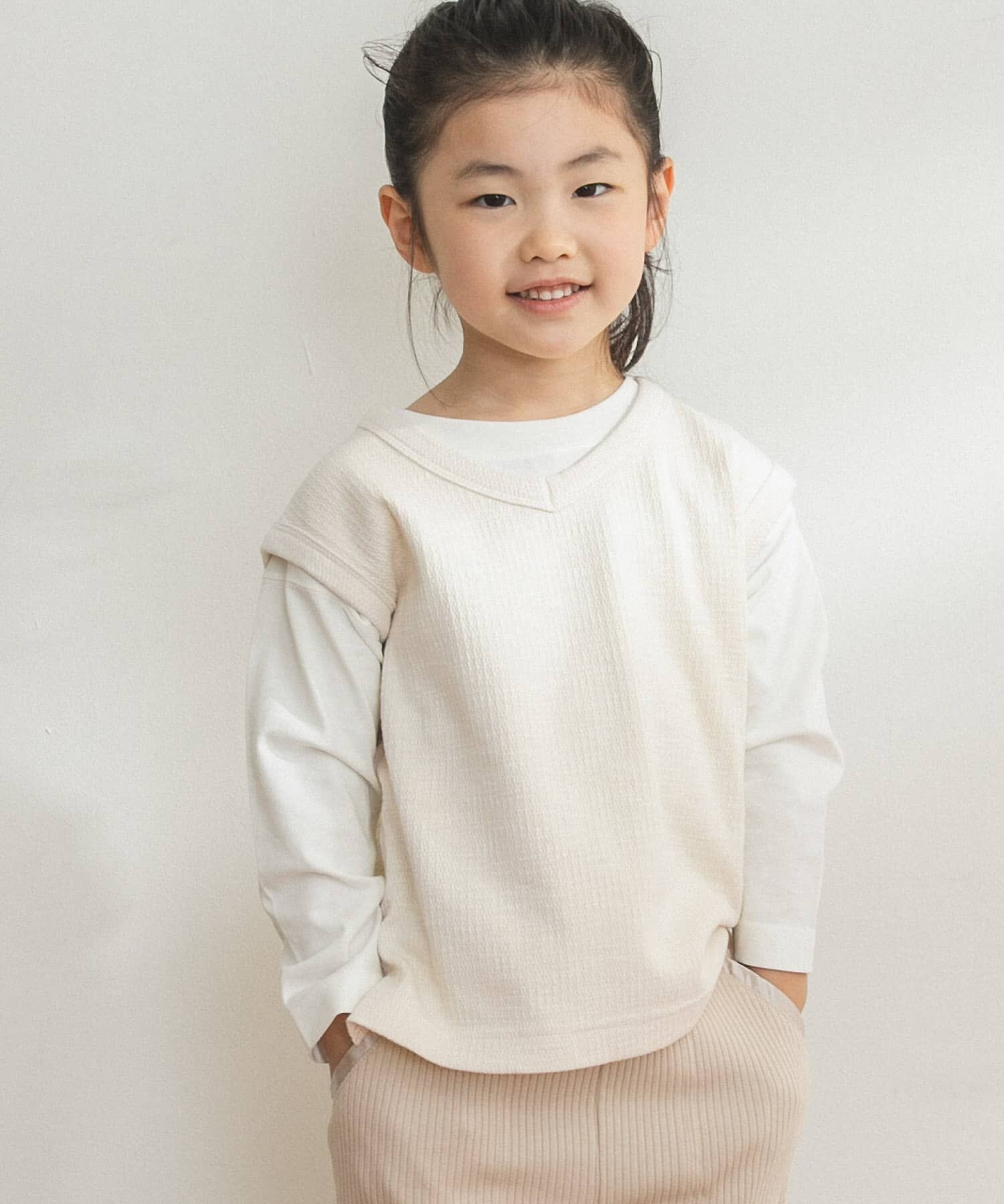 URBAN RESEARCH DOORS「FORK&SPOON　ストライプサーマル2WAYカットソー(KIDS)」|その他|