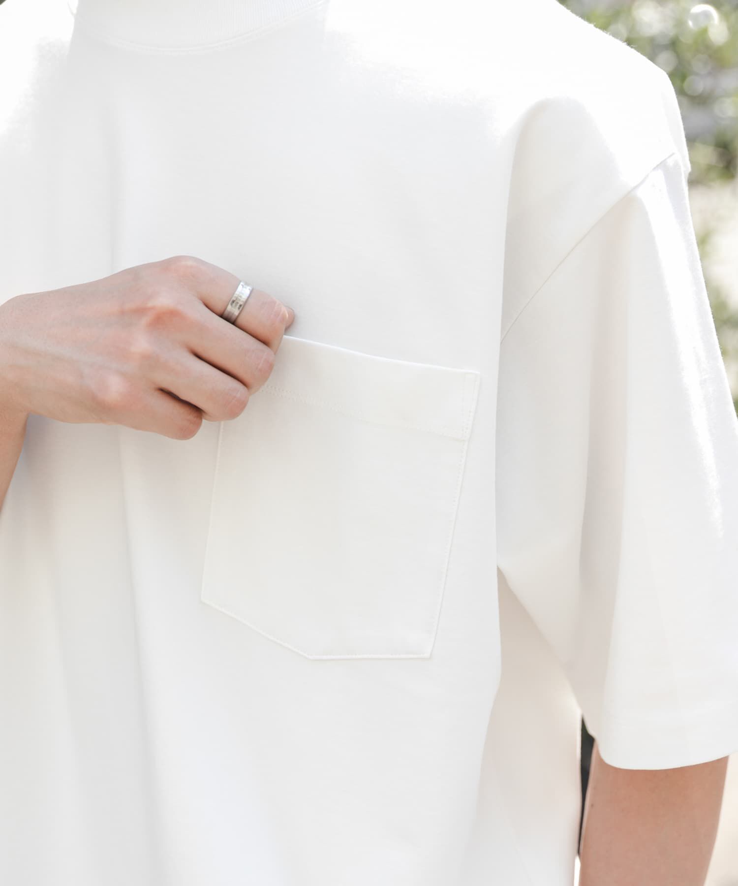 URBAN RESEARCH DOORS「FORK&SPOON　ハイゲージクールTシャツ」|Tシャツ・カットソー|