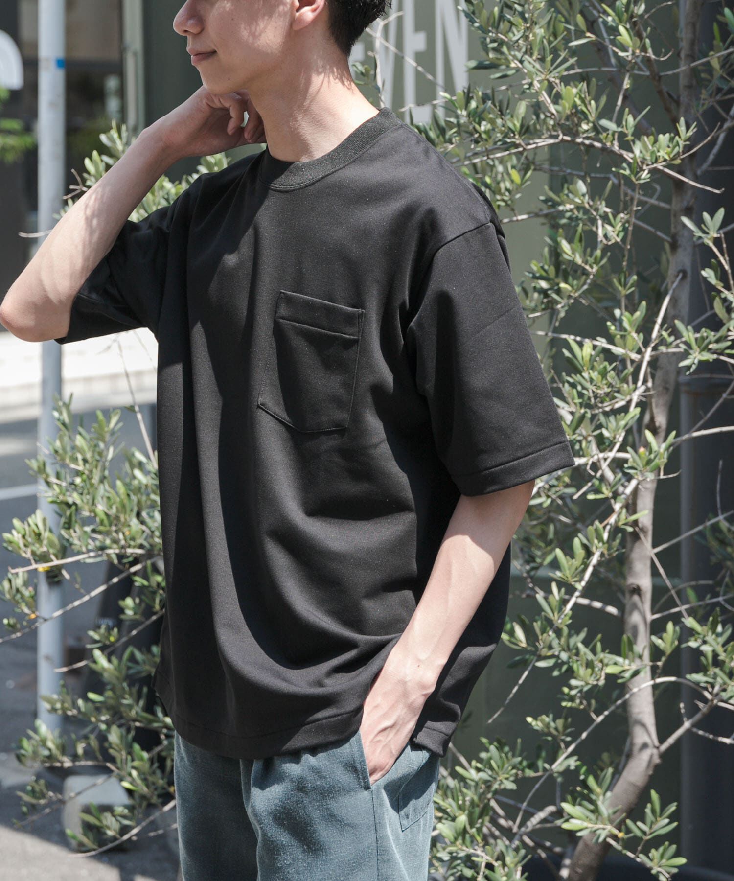 URBAN RESEARCH DOORS「FORK&SPOON　ハイゲージクールTシャツ」|Tシャツ・カットソー|