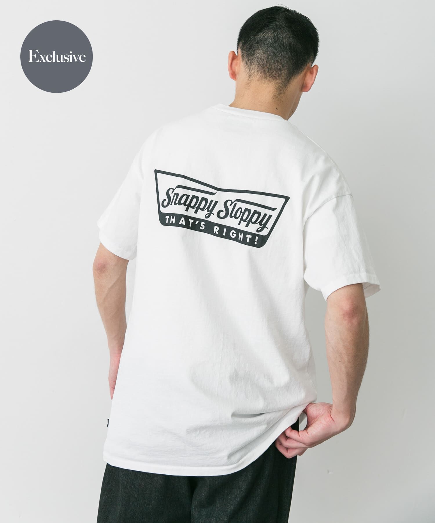 URBAN RESEARCH DOORS「『別注』SLOPPY SUPPLY&times;DOORS　SNAPPY T-SHIRTS」|Tシャツ・カットソー|ホワイト