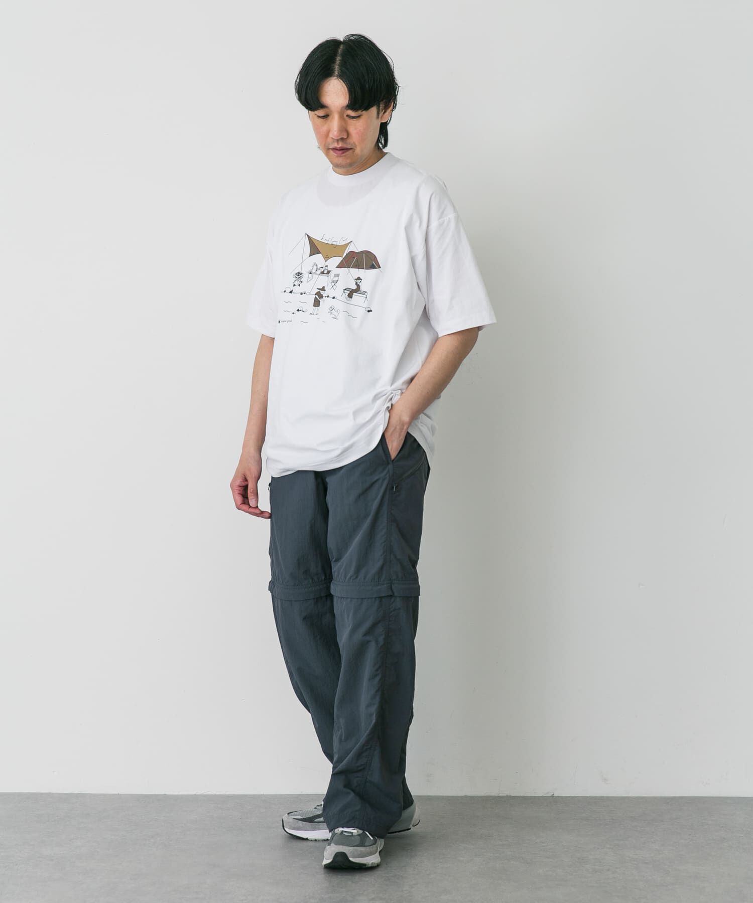 URBAN RESEARCH DOORS「『別注』Snow Peak&times;DOORS　WaterActive Print Tee」|Tシャツ・カットソー|