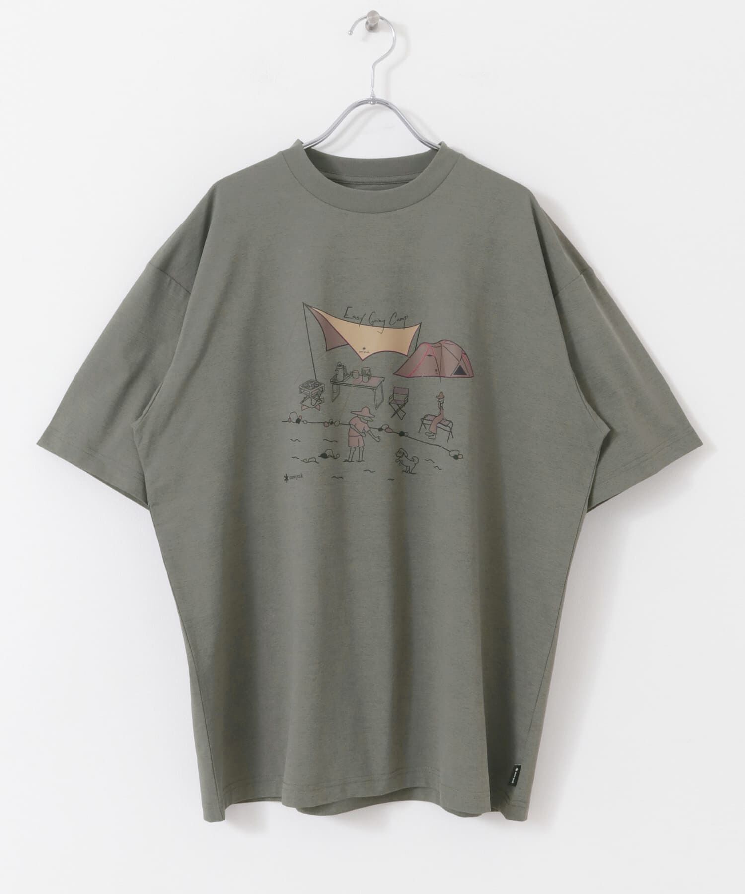 URBAN RESEARCH DOORS「『別注』Snow Peak&times;DOORS　WaterActive Print Tee」|Tシャツ・カットソー|