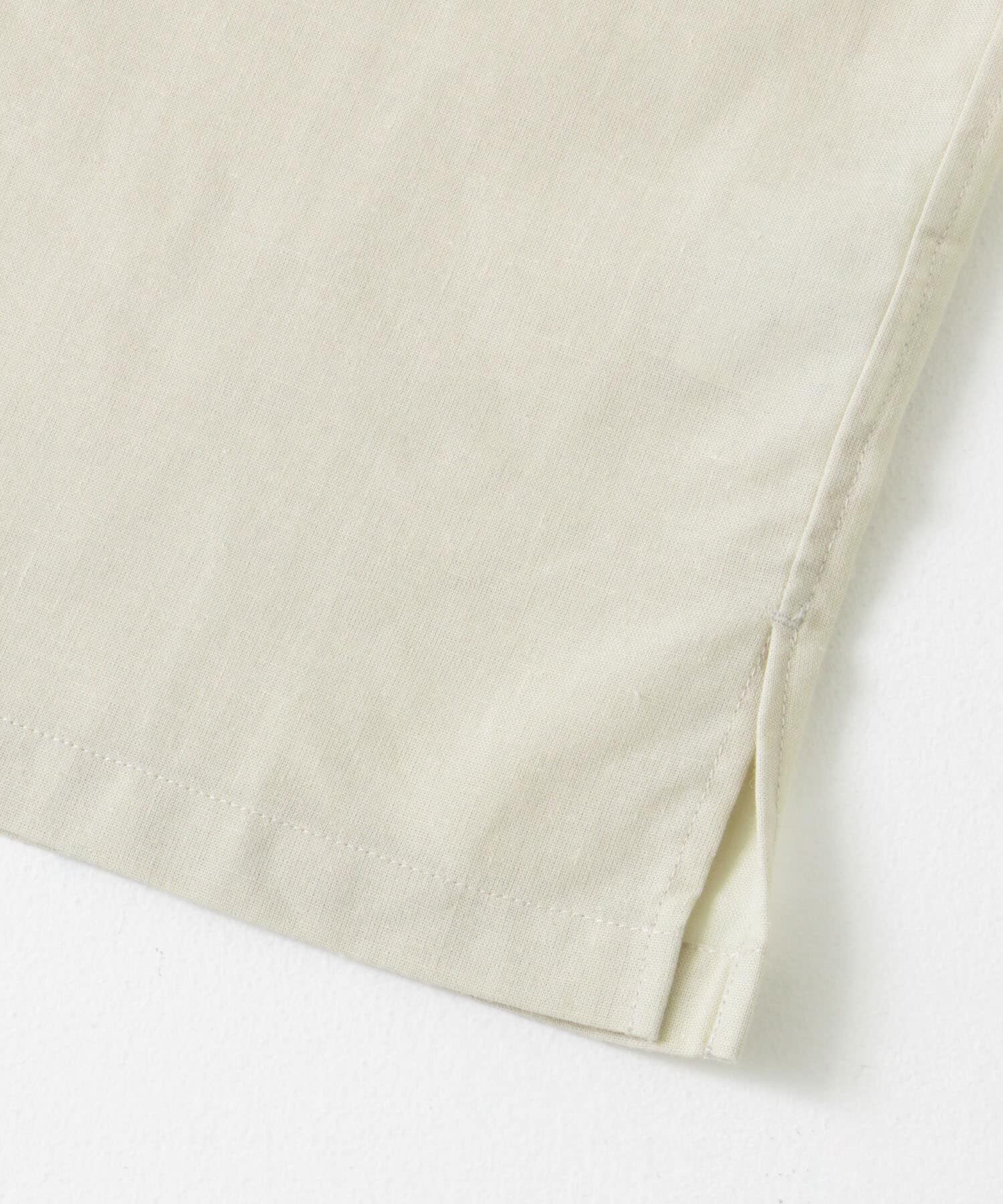 URBAN RESEARCH DOORS「『XLサイズ/WEB限定』『UR TECH 高機能リネン』バンドカラーシャツ」|シャツ・ブラウス|