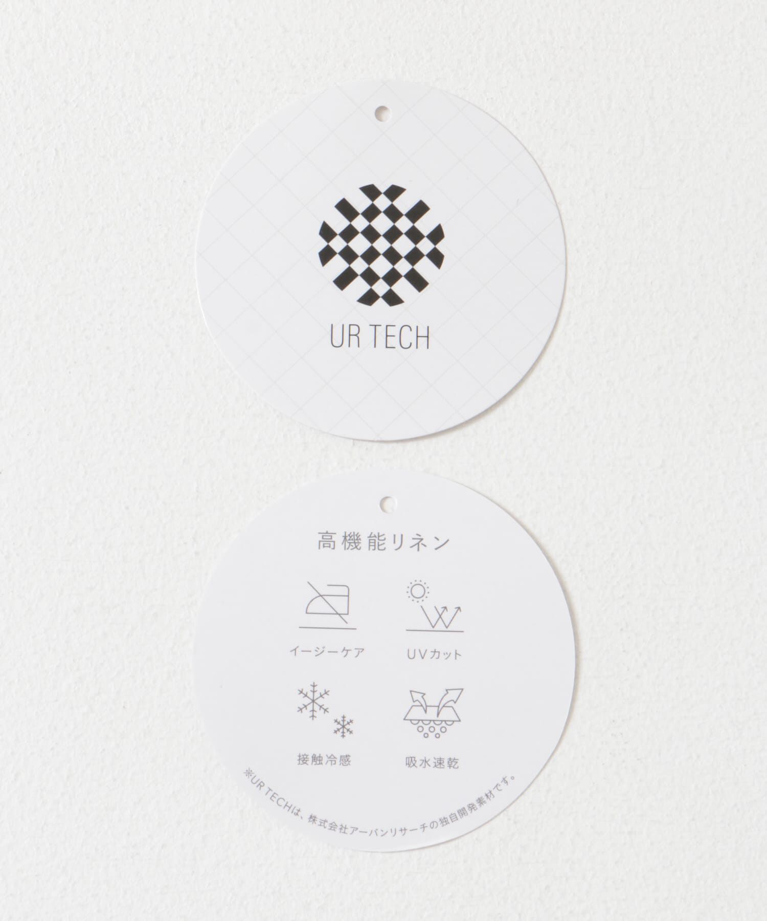 URBAN RESEARCH DOORS「『XLサイズ/WEB限定』『UR TECH 高機能リネン』バンドカラーシャツ」|シャツ・ブラウス|