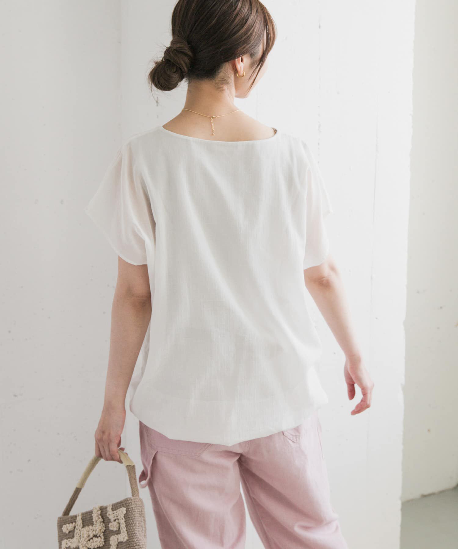 URBAN RESEARCH DOORS「ボイルレイヤードプルオーバー」|Tシャツ・カットソー|