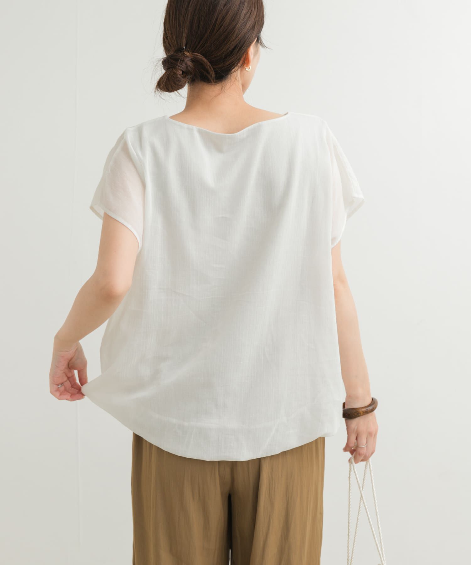 URBAN RESEARCH DOORS「ボイルレイヤードプルオーバー」|Tシャツ・カットソー|