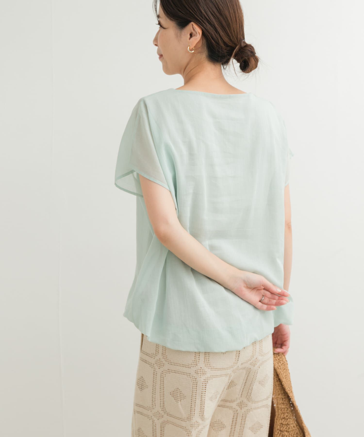 URBAN RESEARCH DOORS「ボイルレイヤードプルオーバー」|Tシャツ・カットソー|