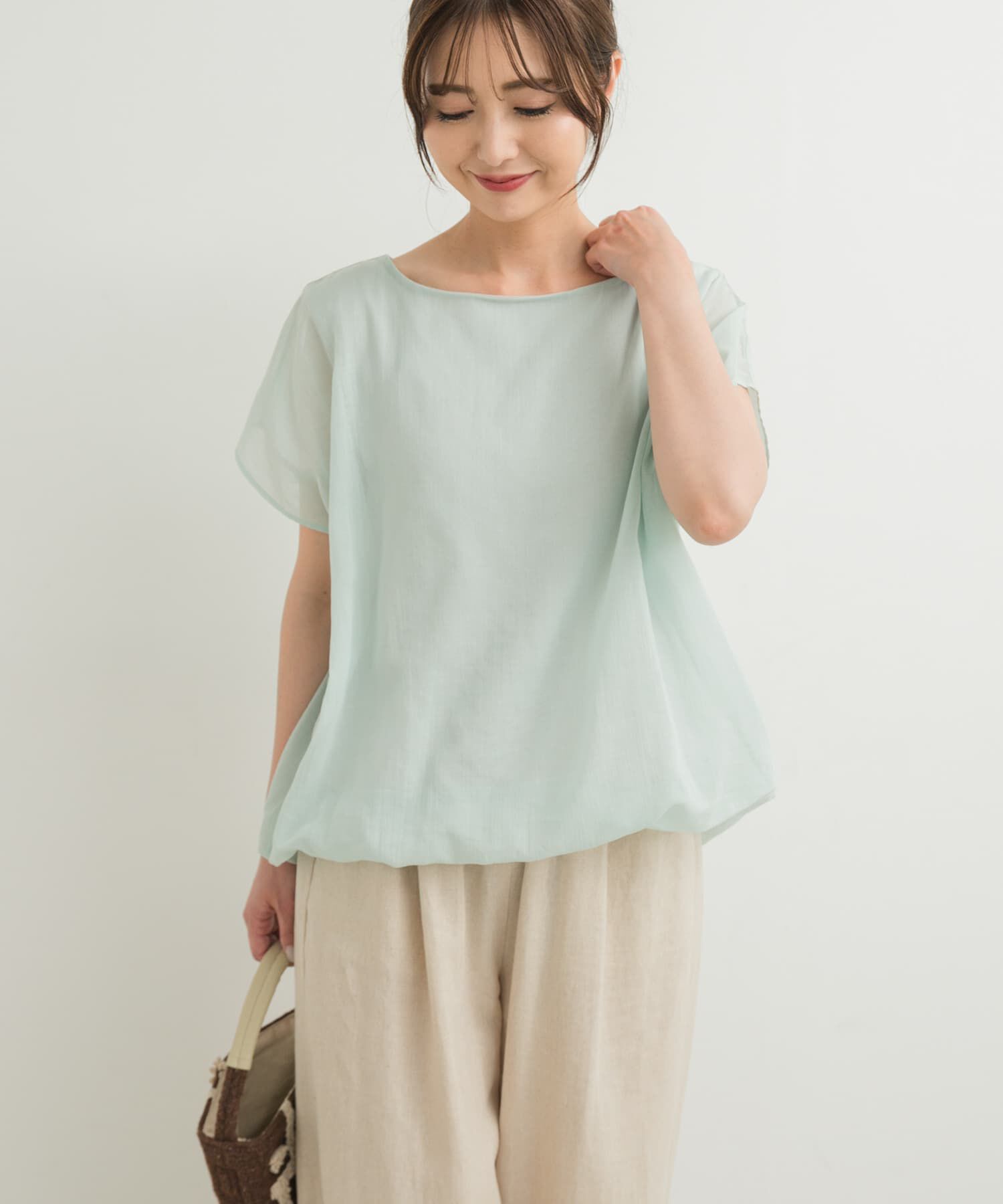 URBAN RESEARCH DOORS「ボイルレイヤードプルオーバー」|Tシャツ・カットソー|