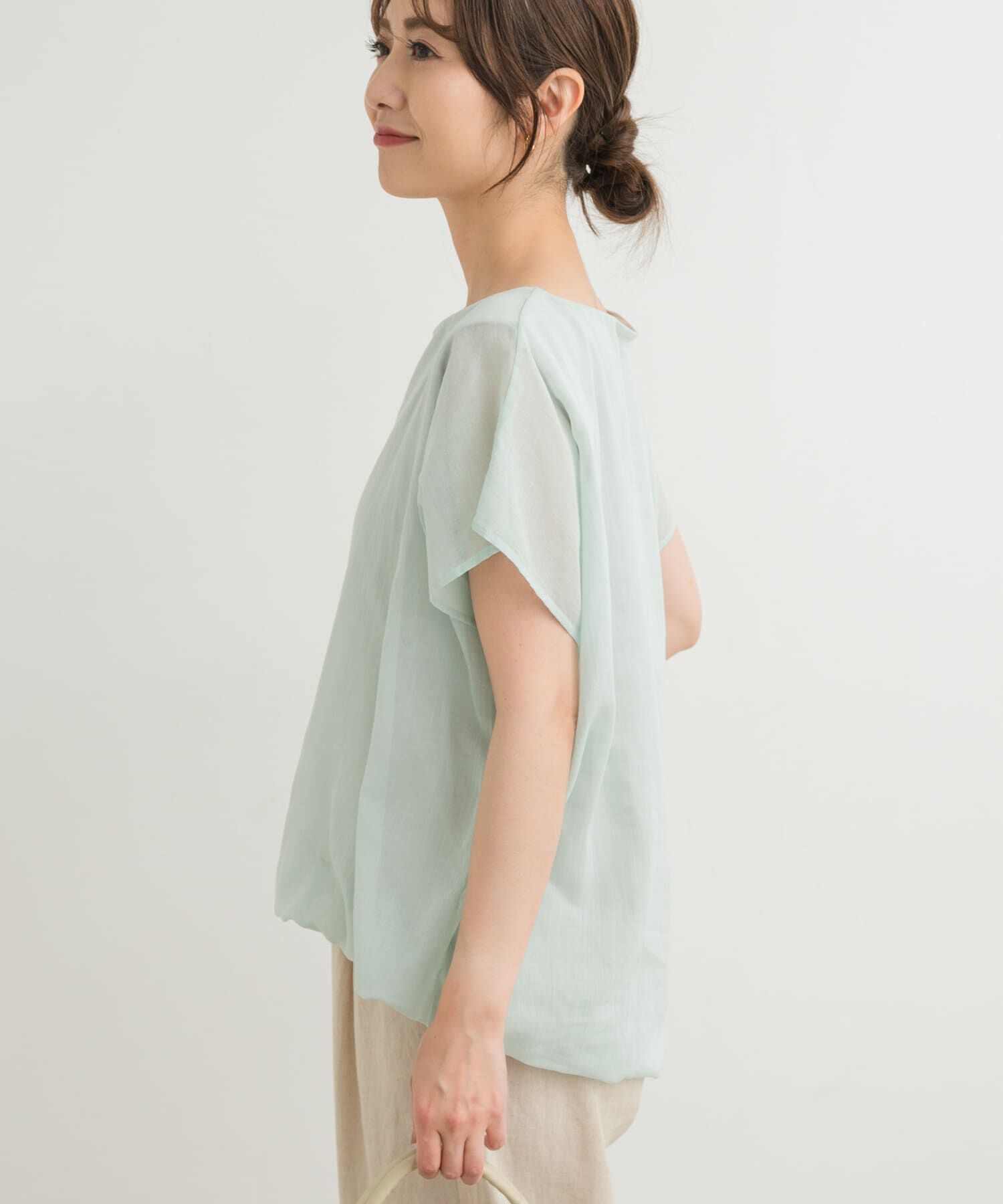 URBAN RESEARCH DOORS「ボイルレイヤードプルオーバー」|Tシャツ・カットソー|