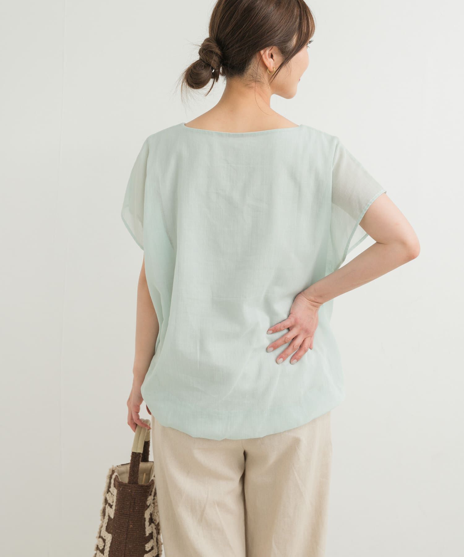 URBAN RESEARCH DOORS「ボイルレイヤードプルオーバー」|Tシャツ・カットソー|