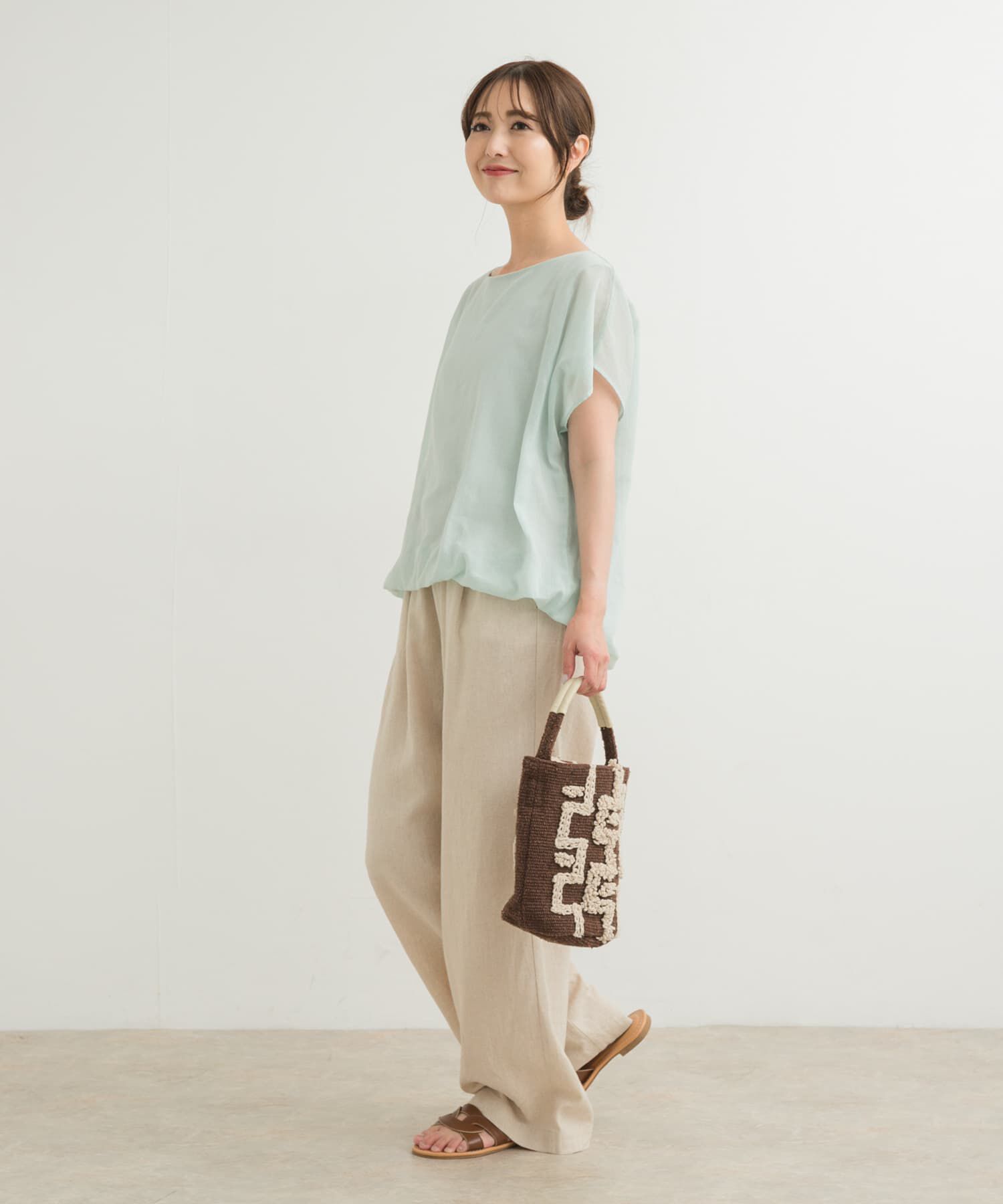 URBAN RESEARCH DOORS「ボイルレイヤードプルオーバー」|Tシャツ・カットソー|