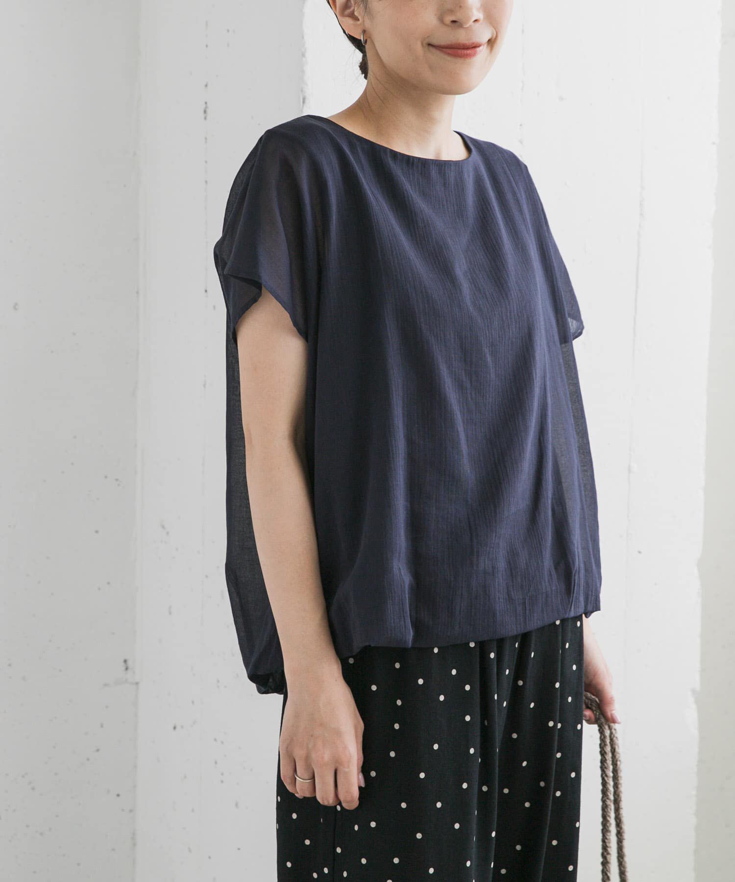 URBAN RESEARCH DOORS「ボイルレイヤードプルオーバー」|Tシャツ・カットソー|