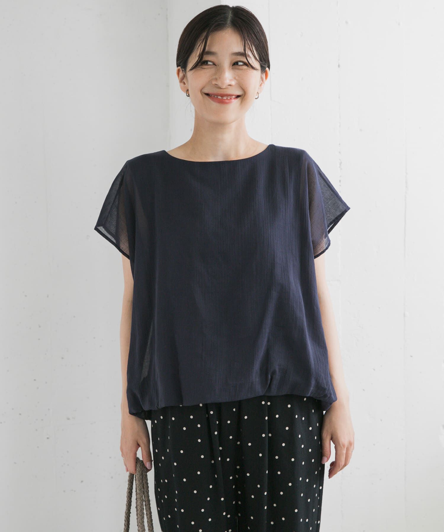 URBAN RESEARCH DOORS「ボイルレイヤードプルオーバー」|Tシャツ・カットソー|