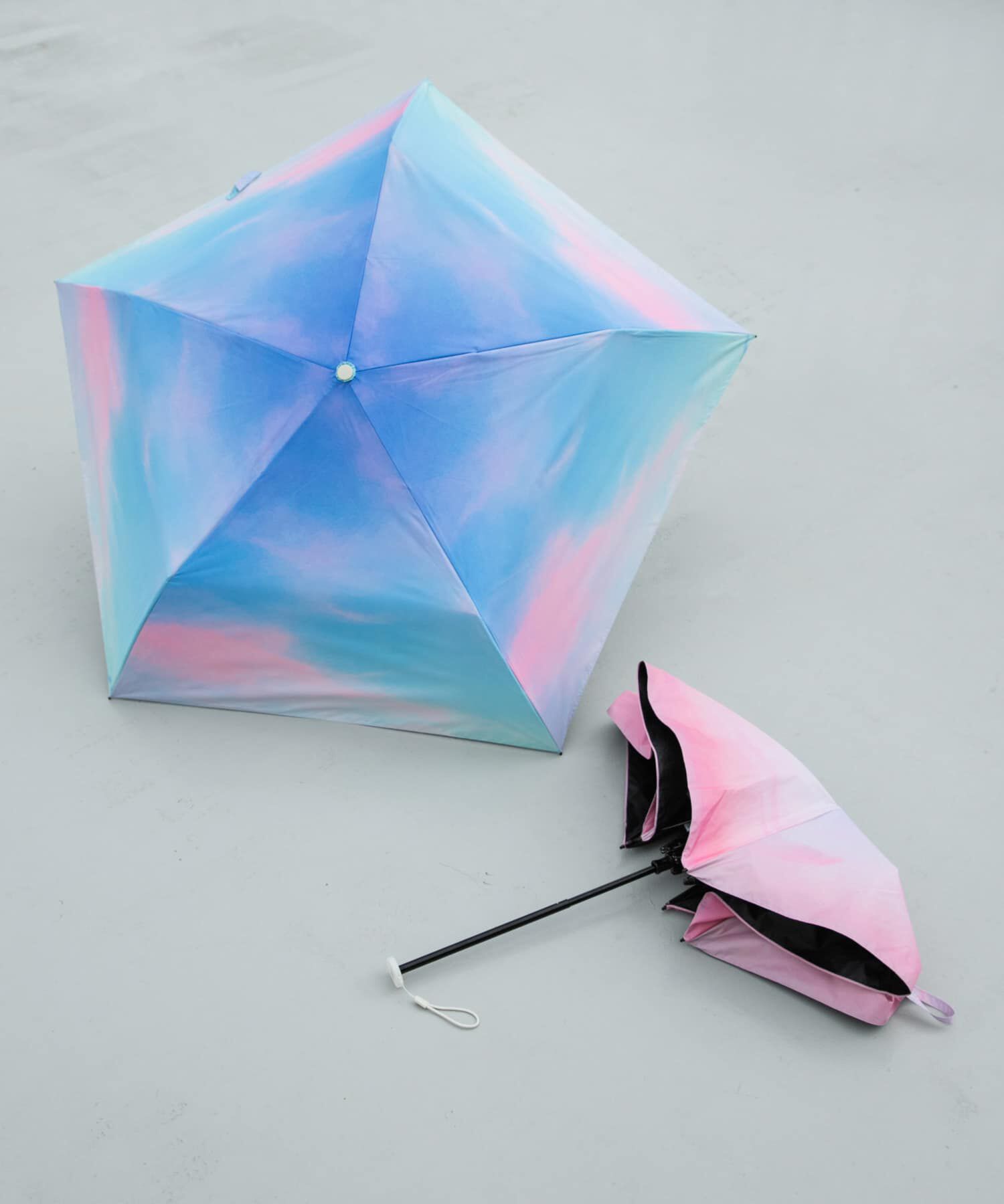 SMELLY「【晴雨兼用】Wpc.　遮光軽量サンセットMINI」|傘|