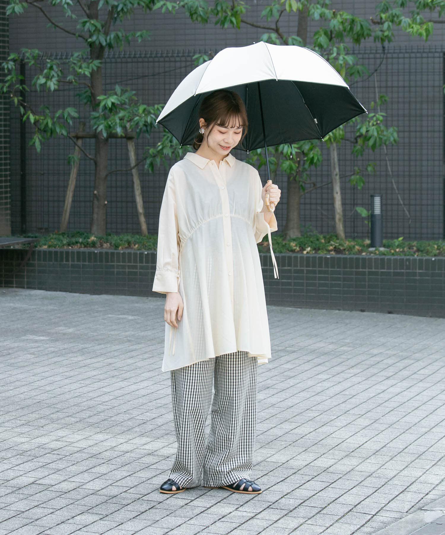 SMELLY「because　晴雨兼用パイピング長傘」|傘|