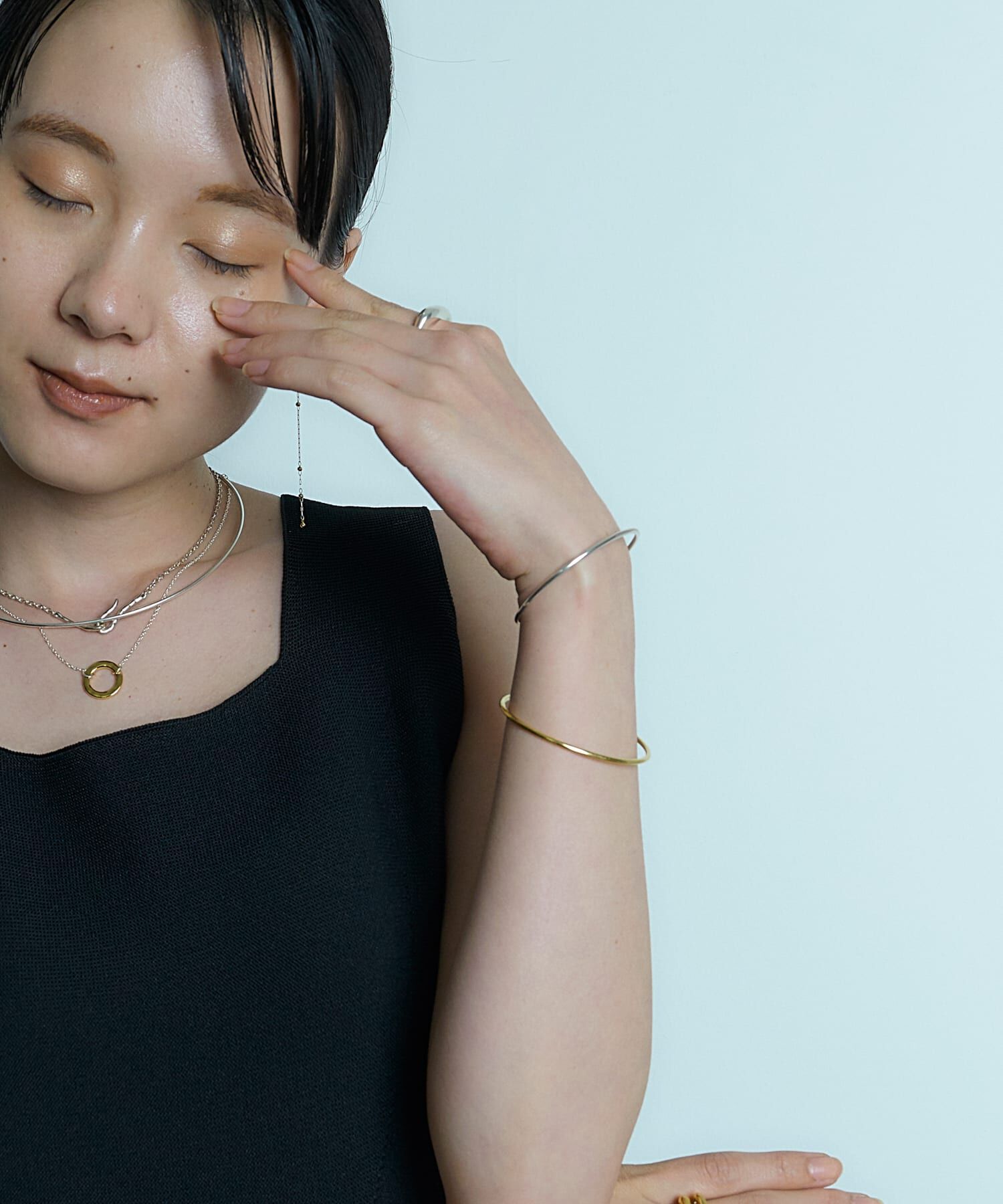 SMELLY「SMELLY so&rsquo;　narrow line bangle」|ブレスレット・バングル|