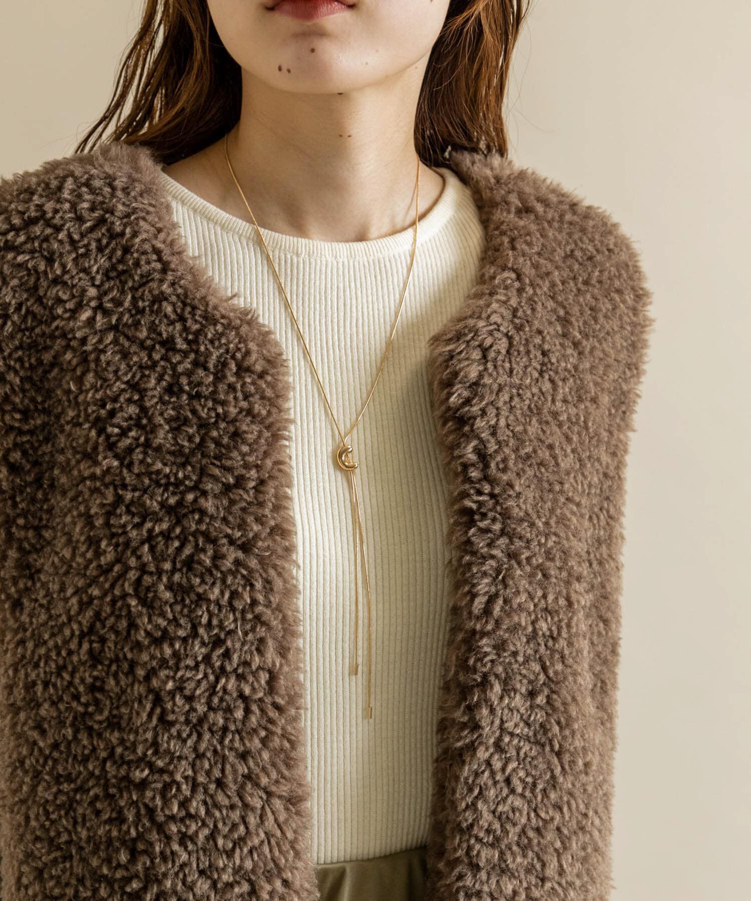 SMELLY「ニュアンスメタルスライドネックレス」|ネックレス|