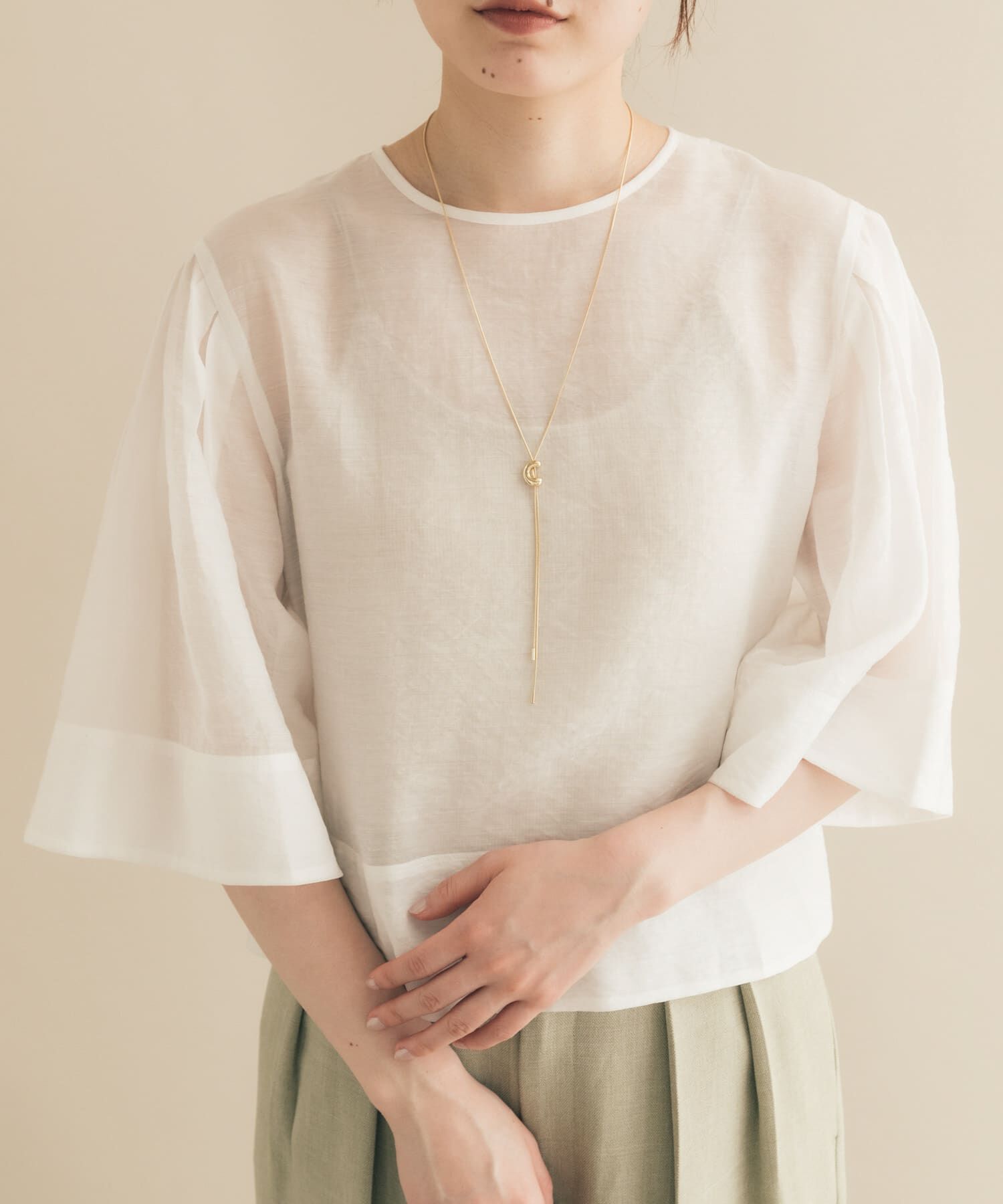 SMELLY「ニュアンスメタルスライドネックレス」|ネックレス|