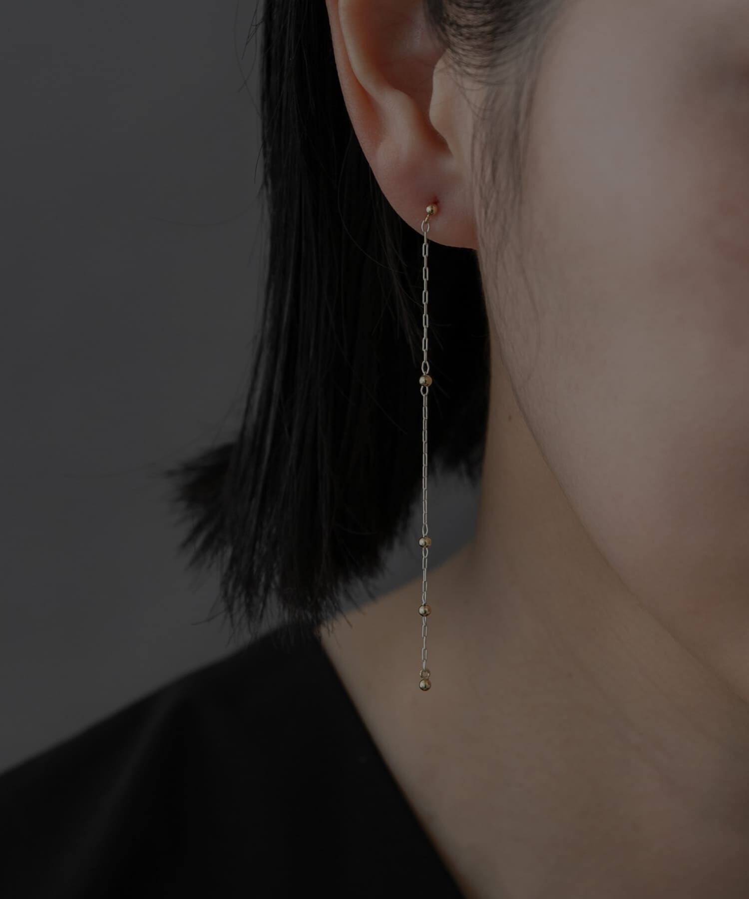 SMELLY「SMELLY so&rsquo;　combination chain pierce」|ピアス|