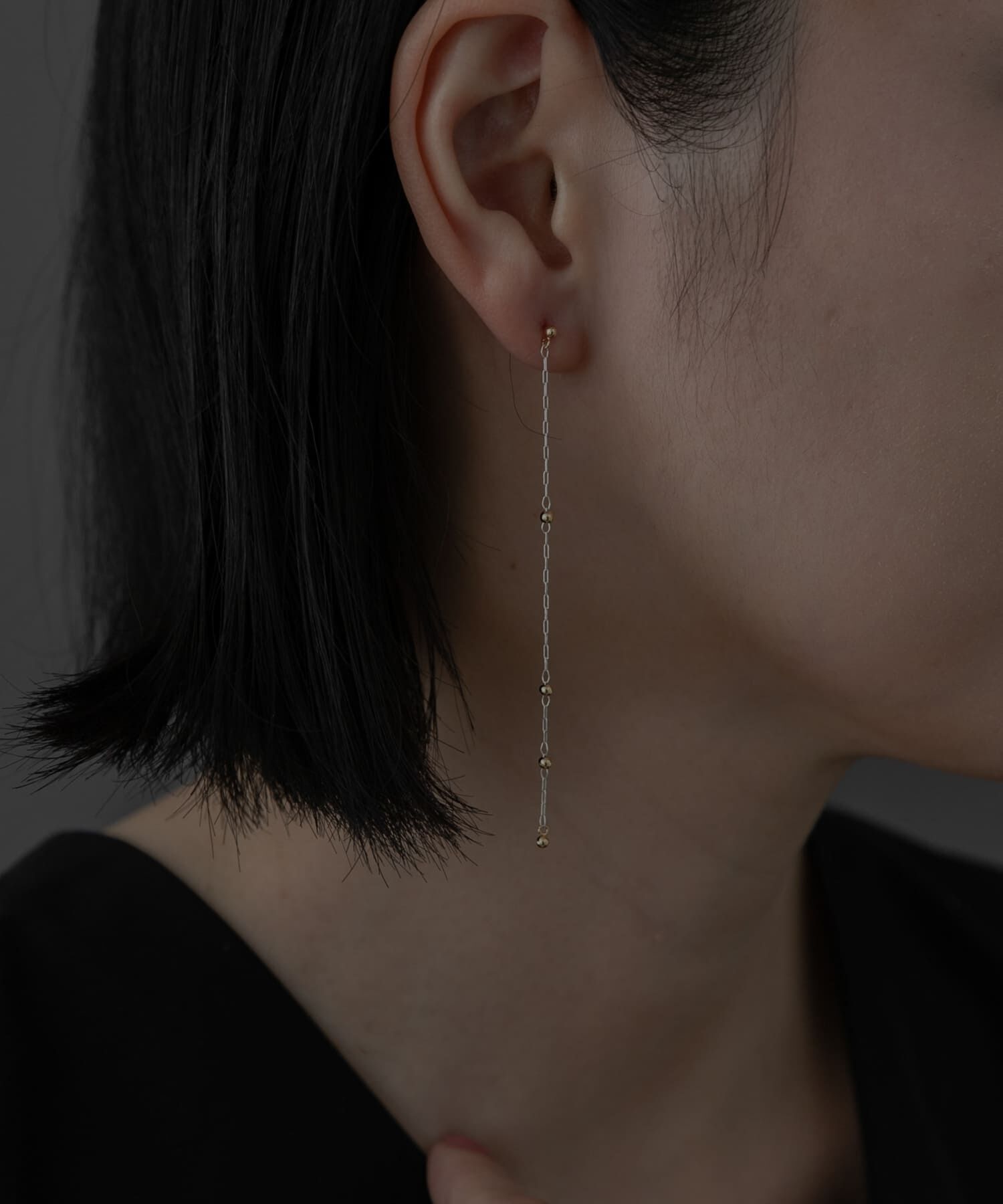 SMELLY「SMELLY so&rsquo;　combination chain pierce」|ピアス|