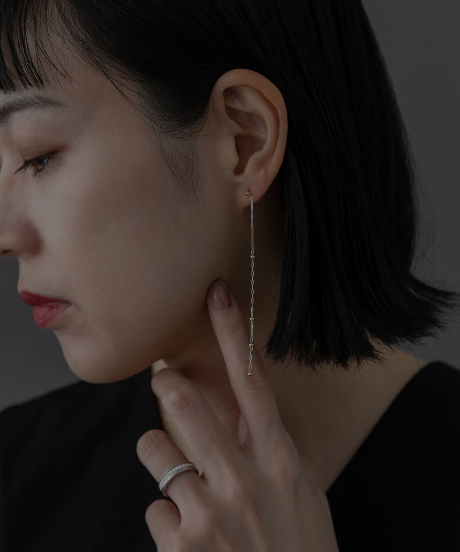 SMELLY「SMELLY so&rsquo;　combination chain pierce」|ピアス|