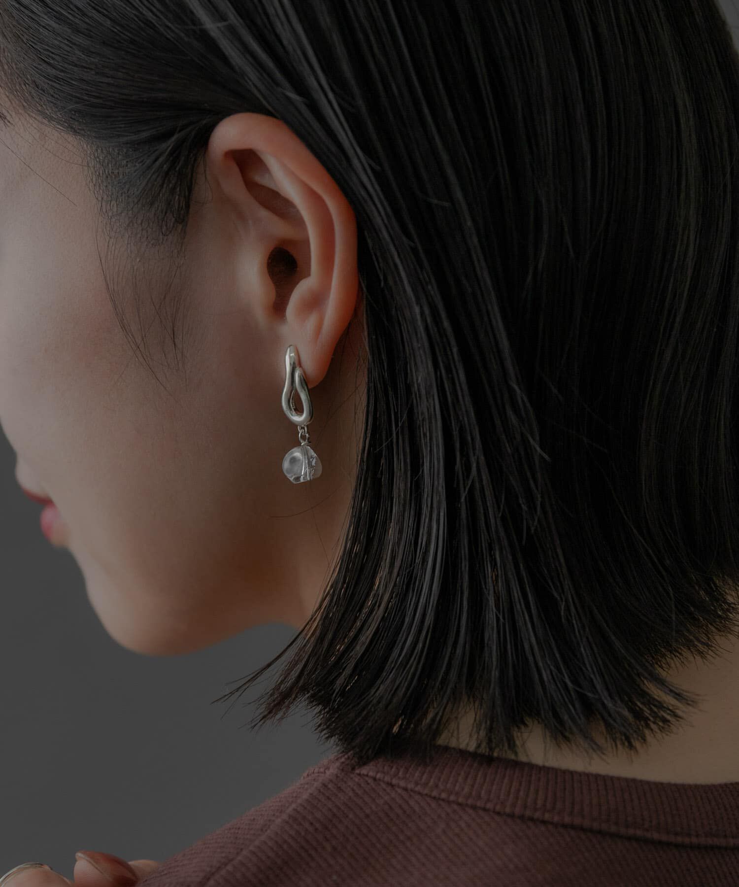 SMELLY「SMELLY so&rsquo;　crystal drop pierce」|ピアス|