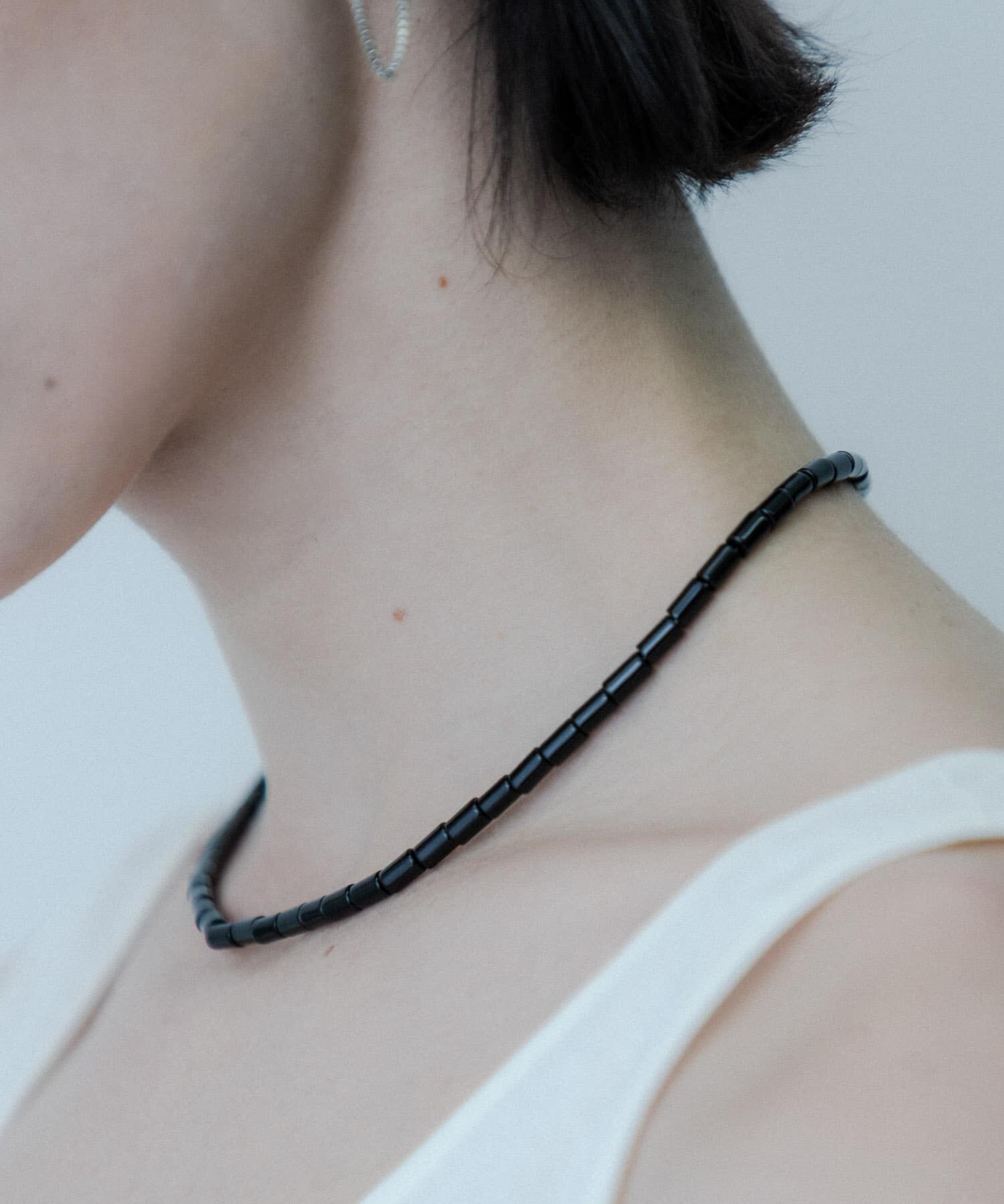 SMELLY「SMELLY so&rsquo;　onyx mantel necklace」|ネックレス|ブラック