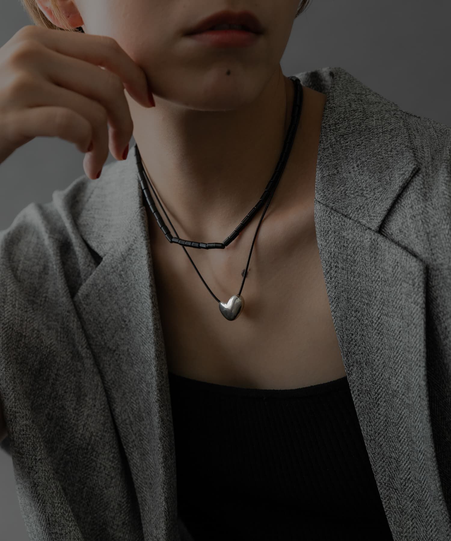 SMELLY「SMELLY so&rsquo;　onyx mantel necklace」|ネックレス|