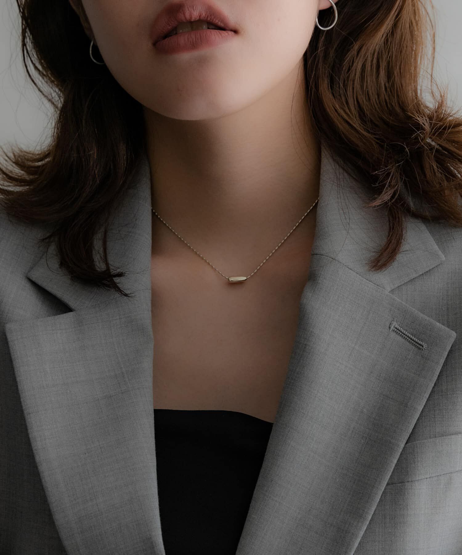 SMELLY「SMELLY so&rsquo;　grain necklace」|ネックレス|シルバー