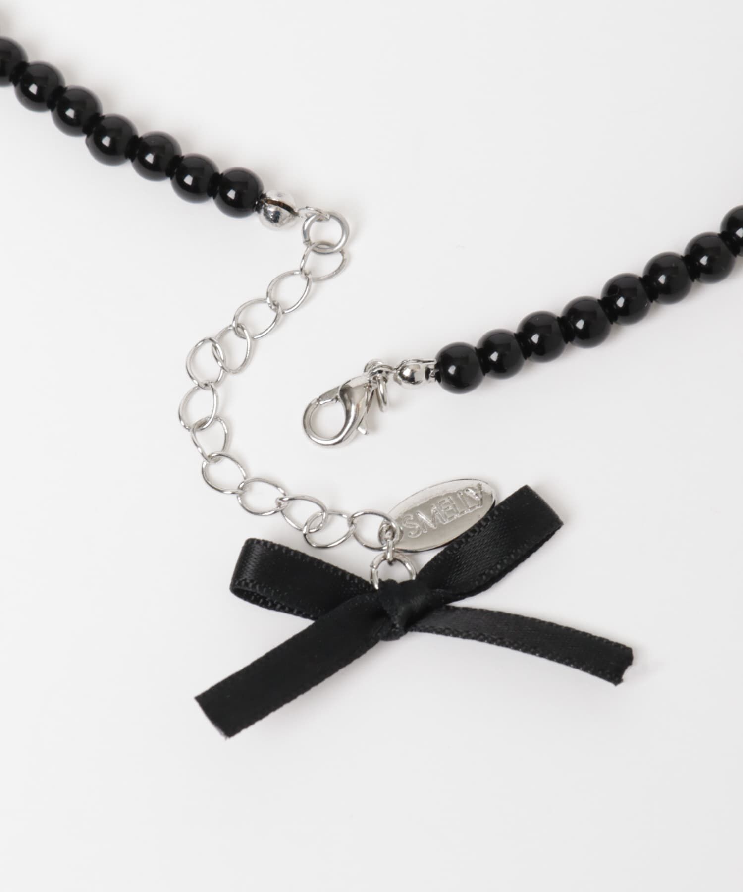 SMELLY「ハートリボンチョーカーネックレス」|ネックレス|