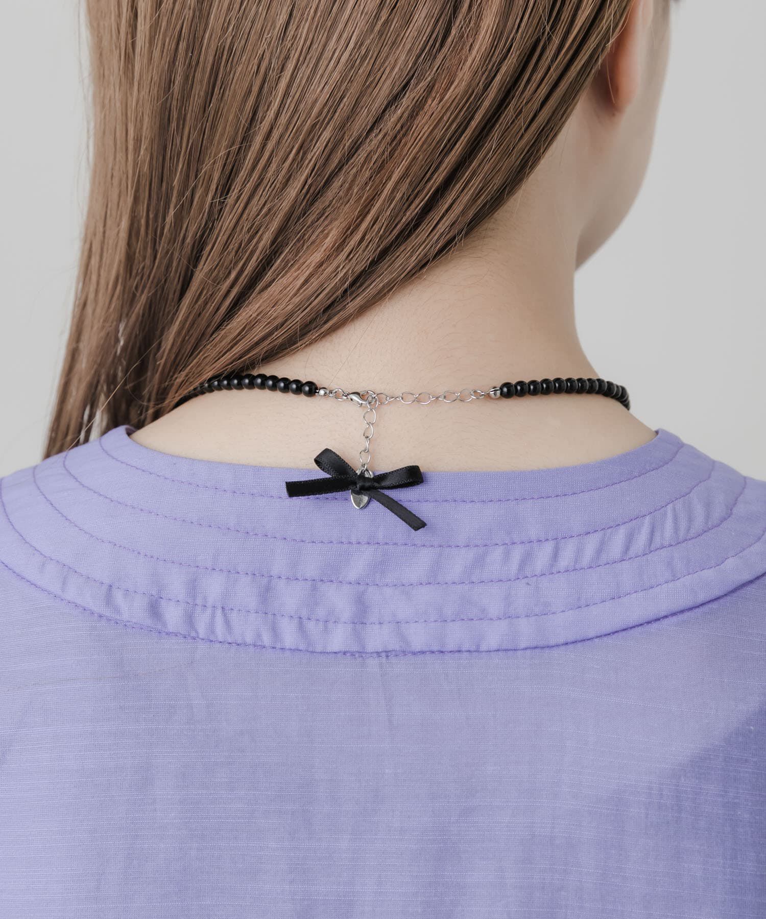 SMELLY「ハートリボンチョーカーネックレス」|ネックレス|