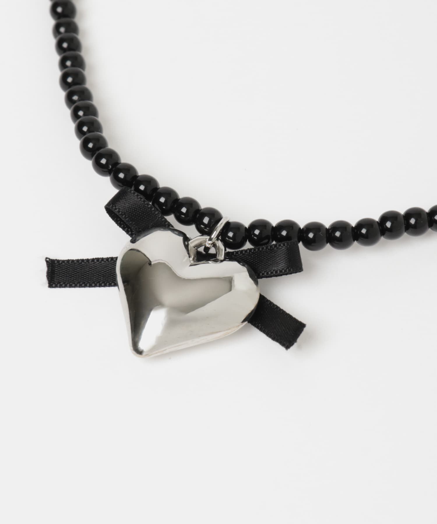 SMELLY「ハートリボンチョーカーネックレス」|ネックレス|