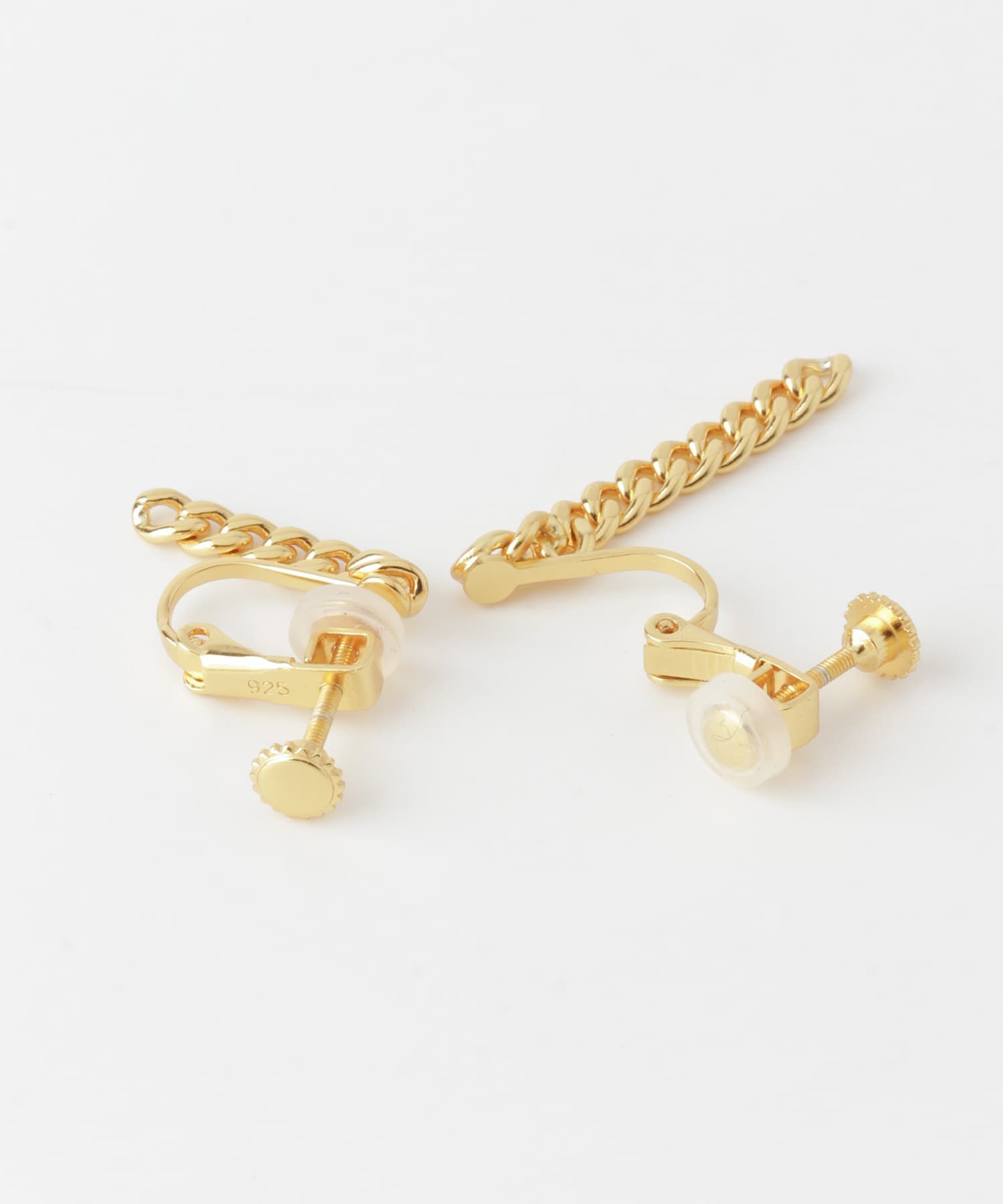 SMELLY「SMELLY so&rsquo;　asymmetry chain earring」|イヤリング|