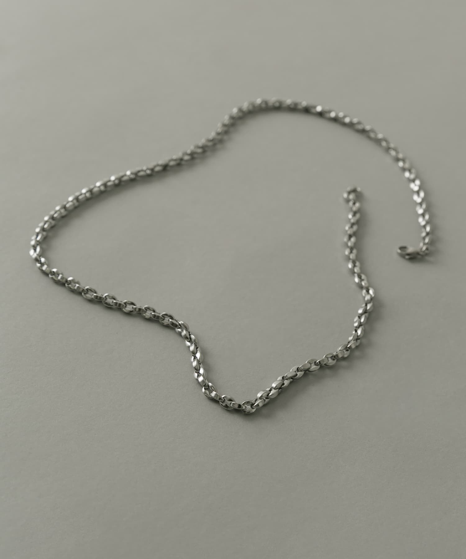 SMELLY「ステンレスデザインチェーンネックレス」|ネックレス|