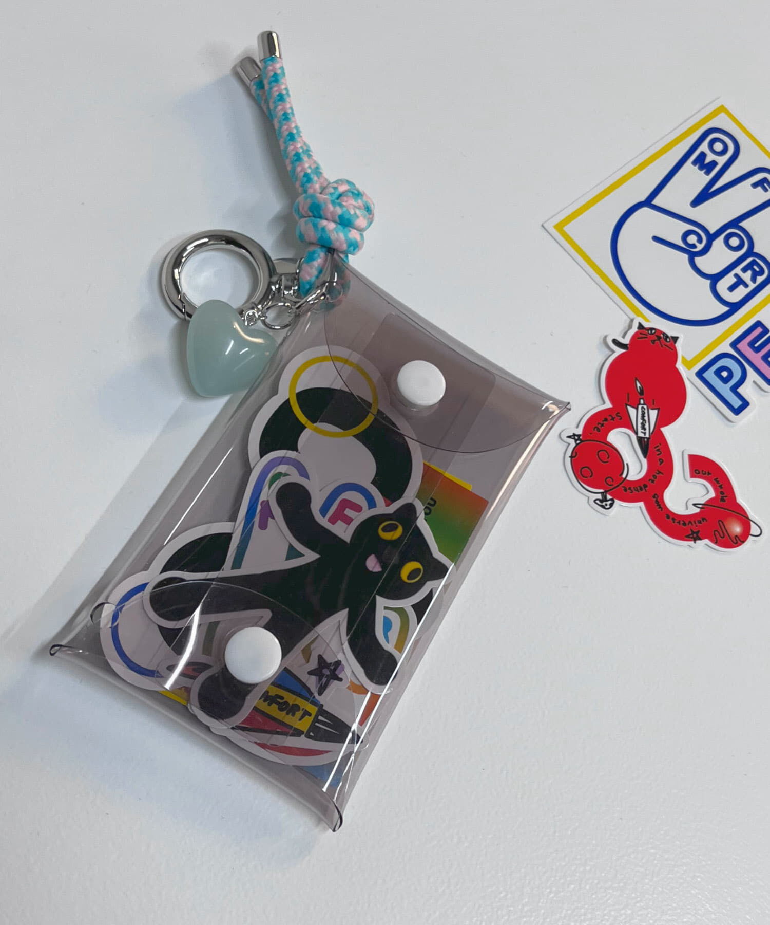 SMELLY「チャームセットクリアポーチ」|ポーチ|