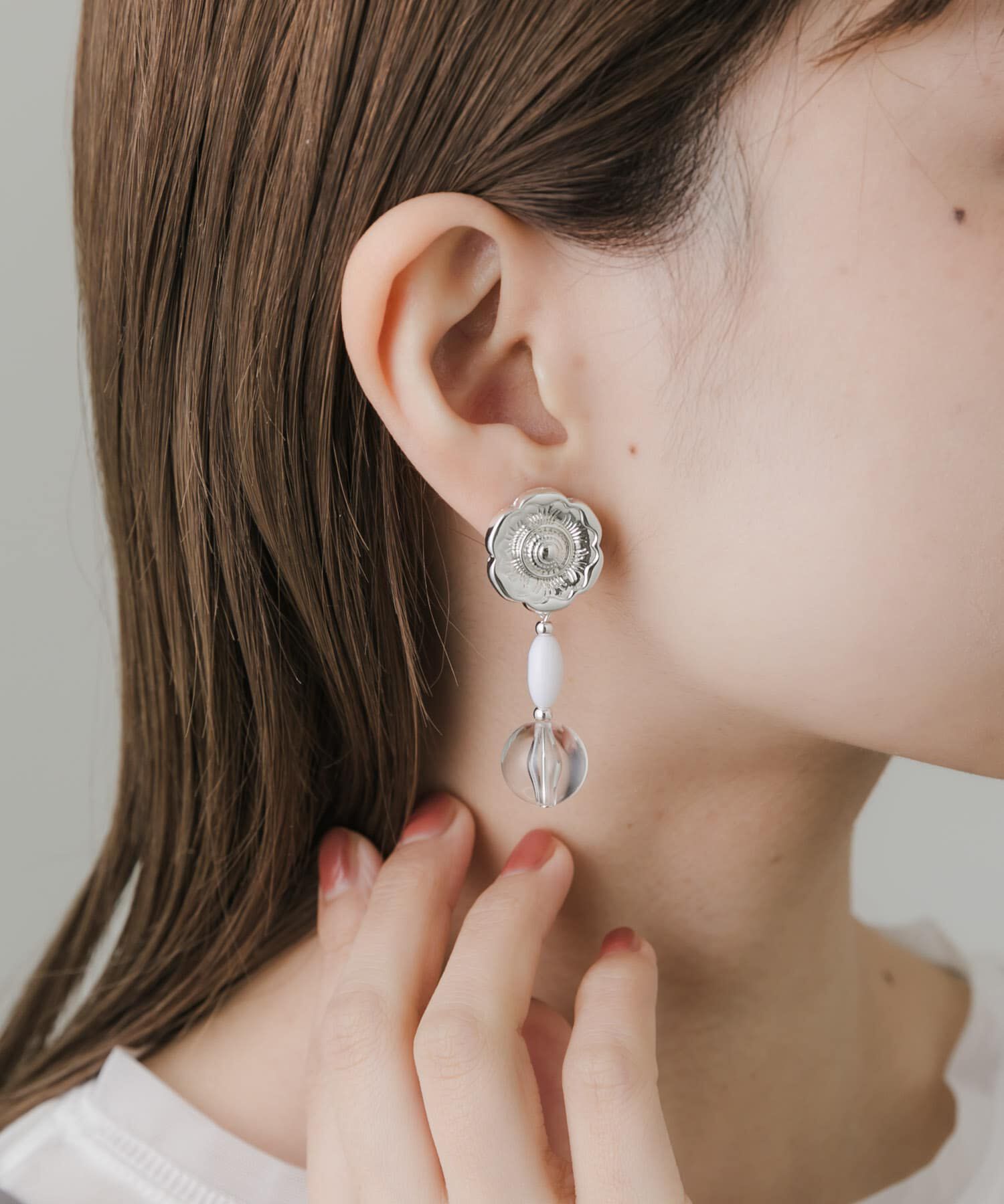 SMELLY「フラワードロップジュシイヤリング」|イヤリング|