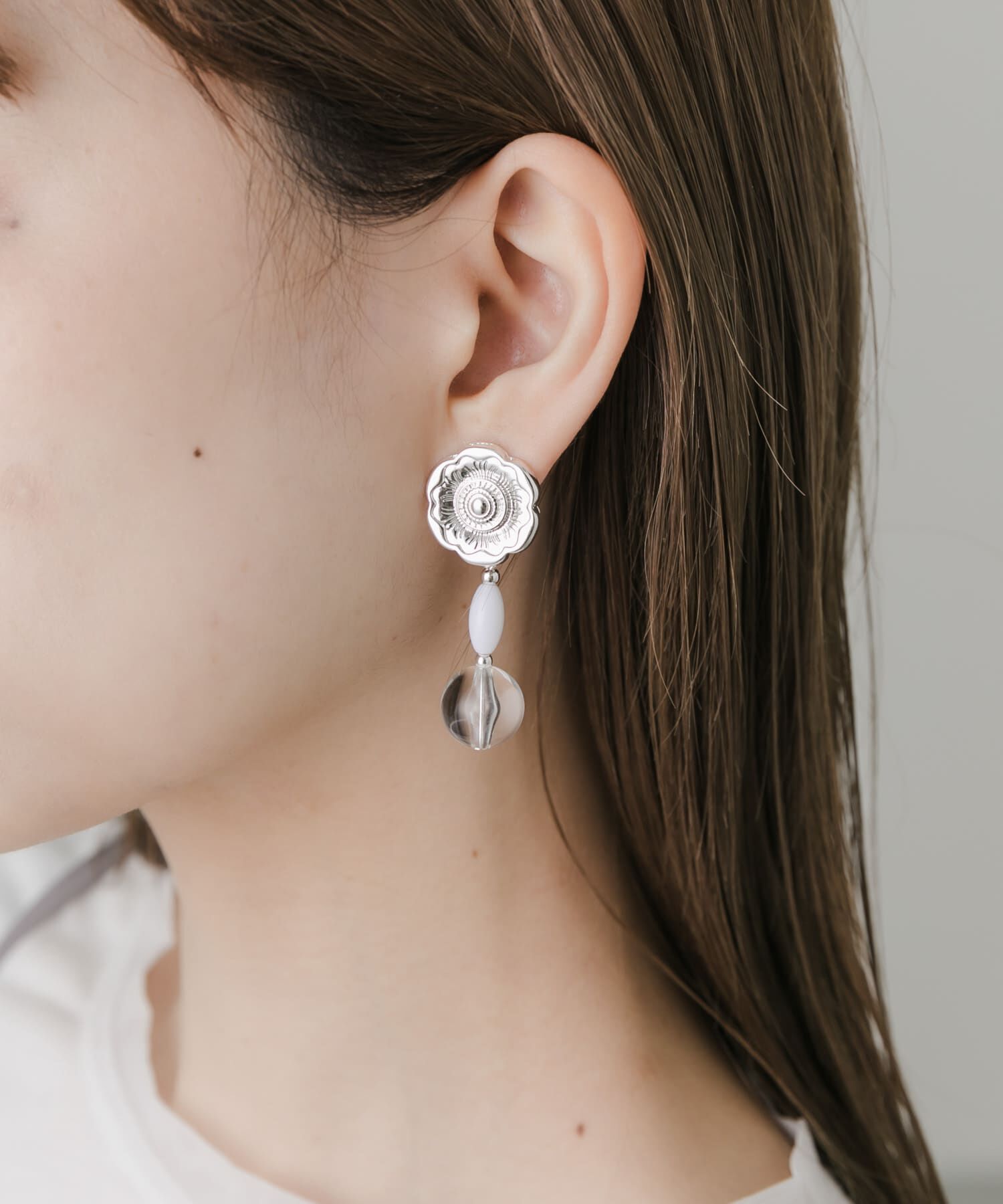 SMELLY「フラワードロップジュシイヤリング」|イヤリング|