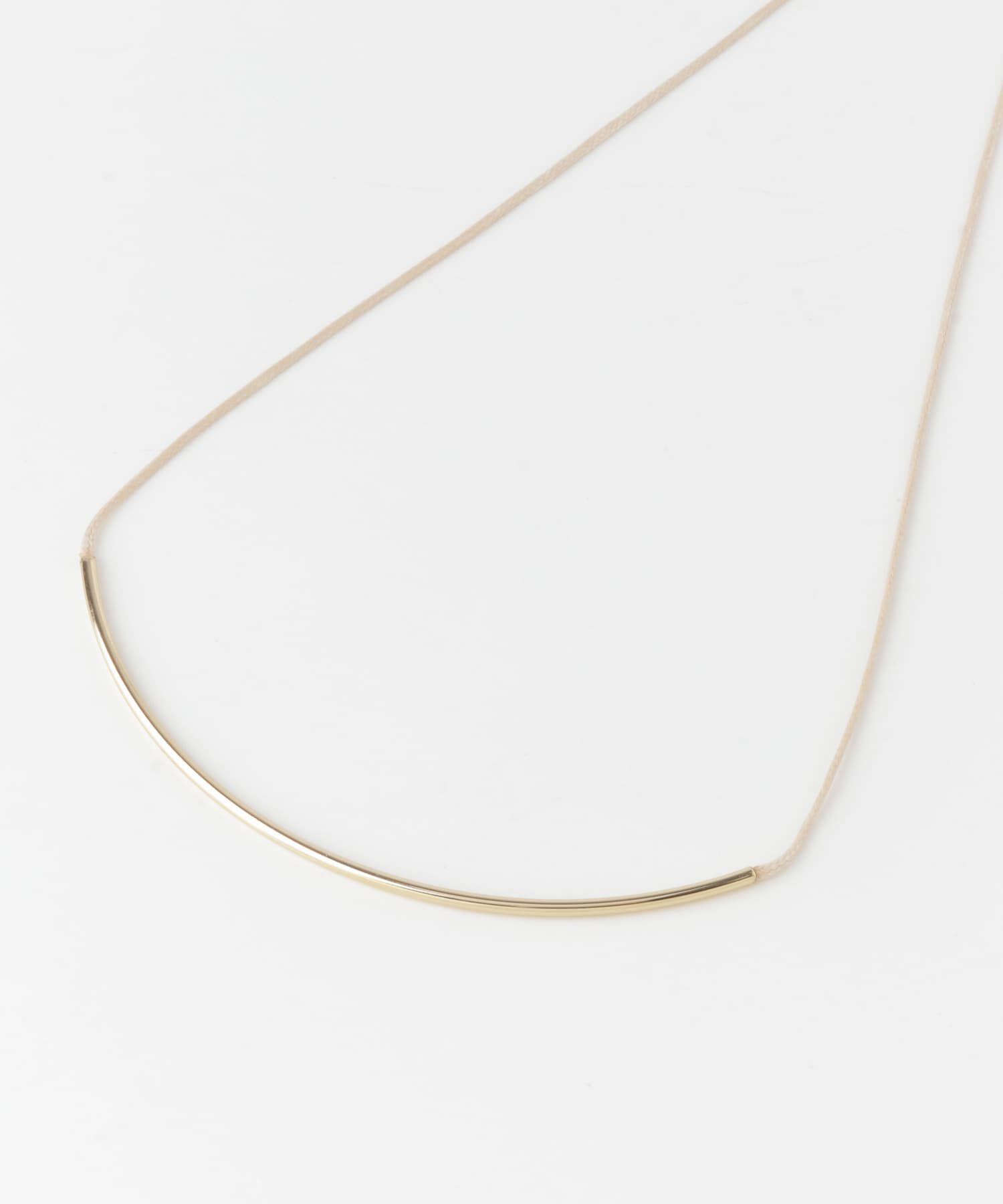 SMELLY「メタルカーブチョーカーネックレス」|ネックレス|