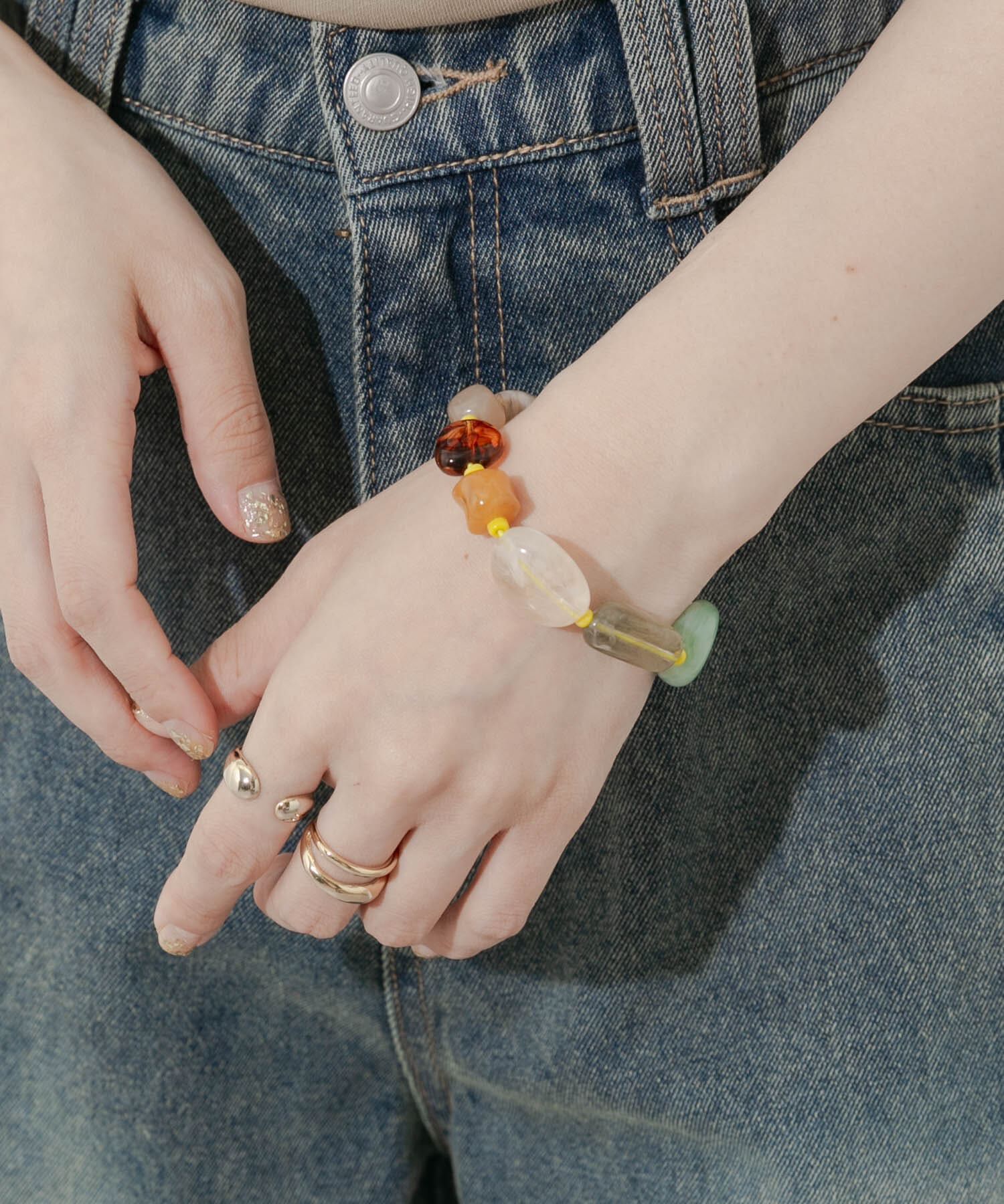 SMELLY「カラフルモチーフヘアポニー」|ヘアゴム・シュシュ|