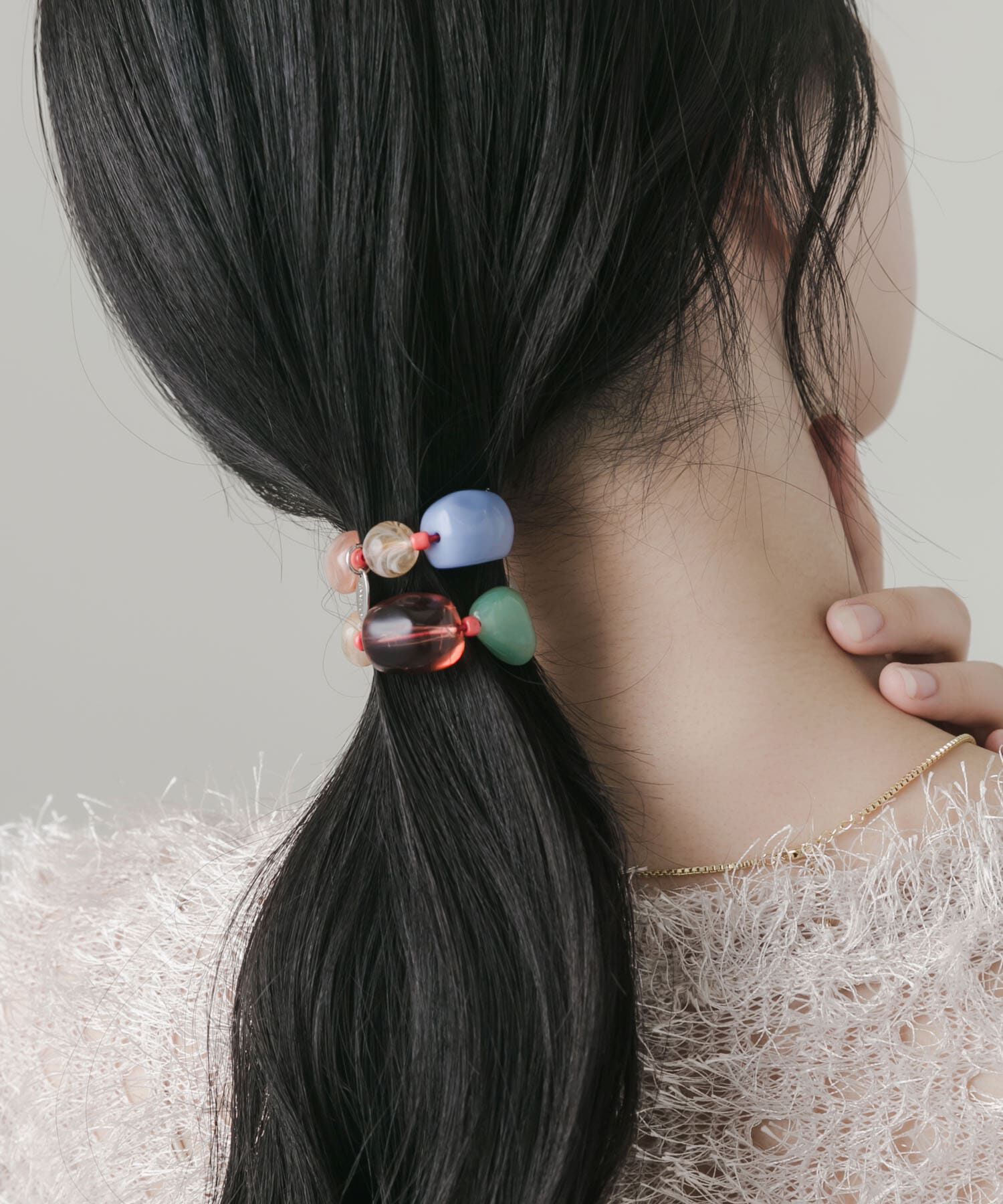 SMELLY「カラフルモチーフヘアポニー」|ヘアゴム・シュシュ|