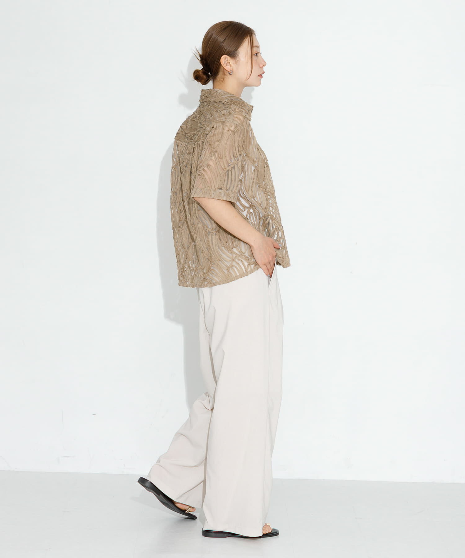 Sonny Label 「テープレース半袖シャツ」|シャツ・ブラウス|