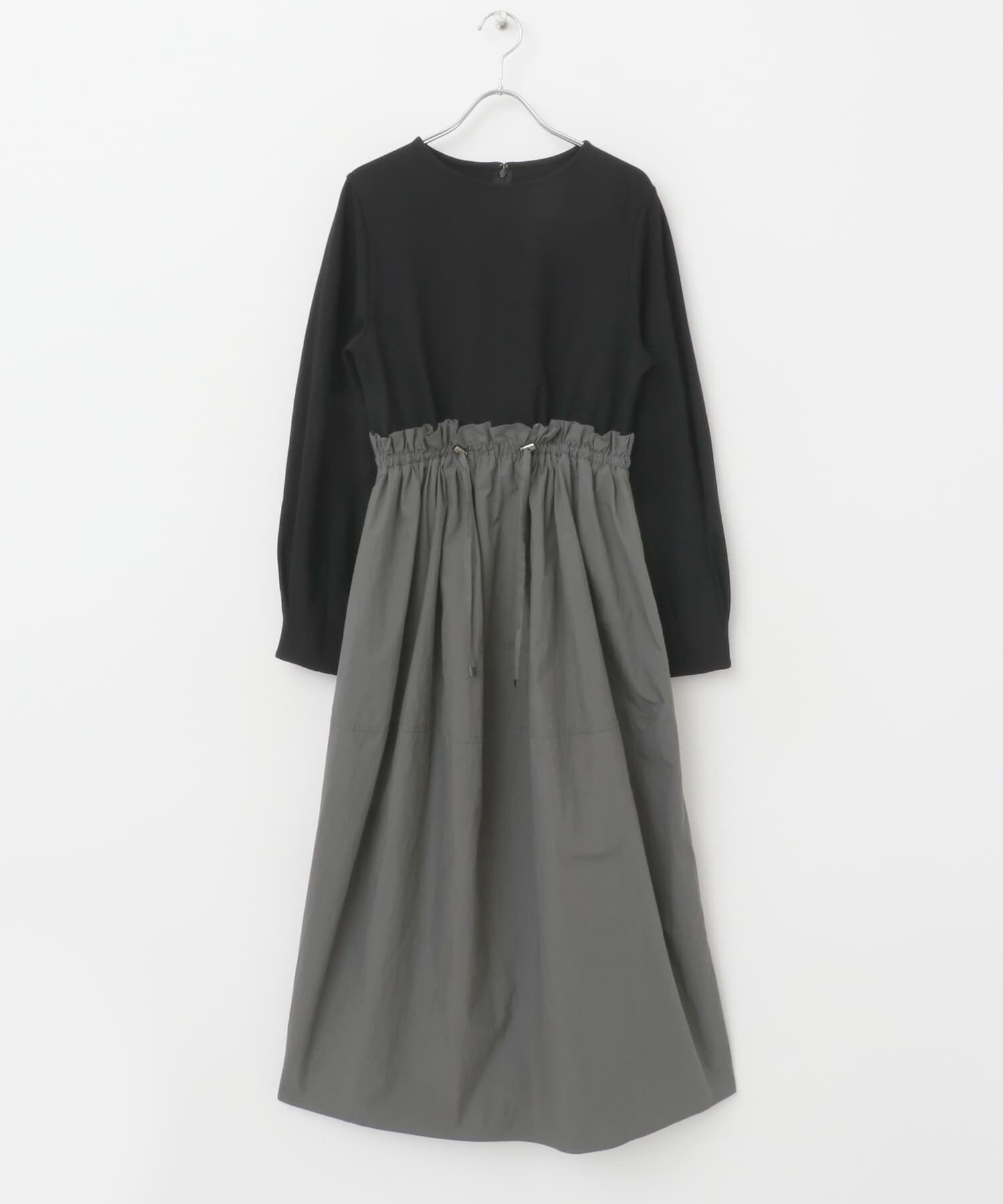 URBAN RESEARCH ROSSO「ドッキングウエストドロストワンピース」|ワンピース|