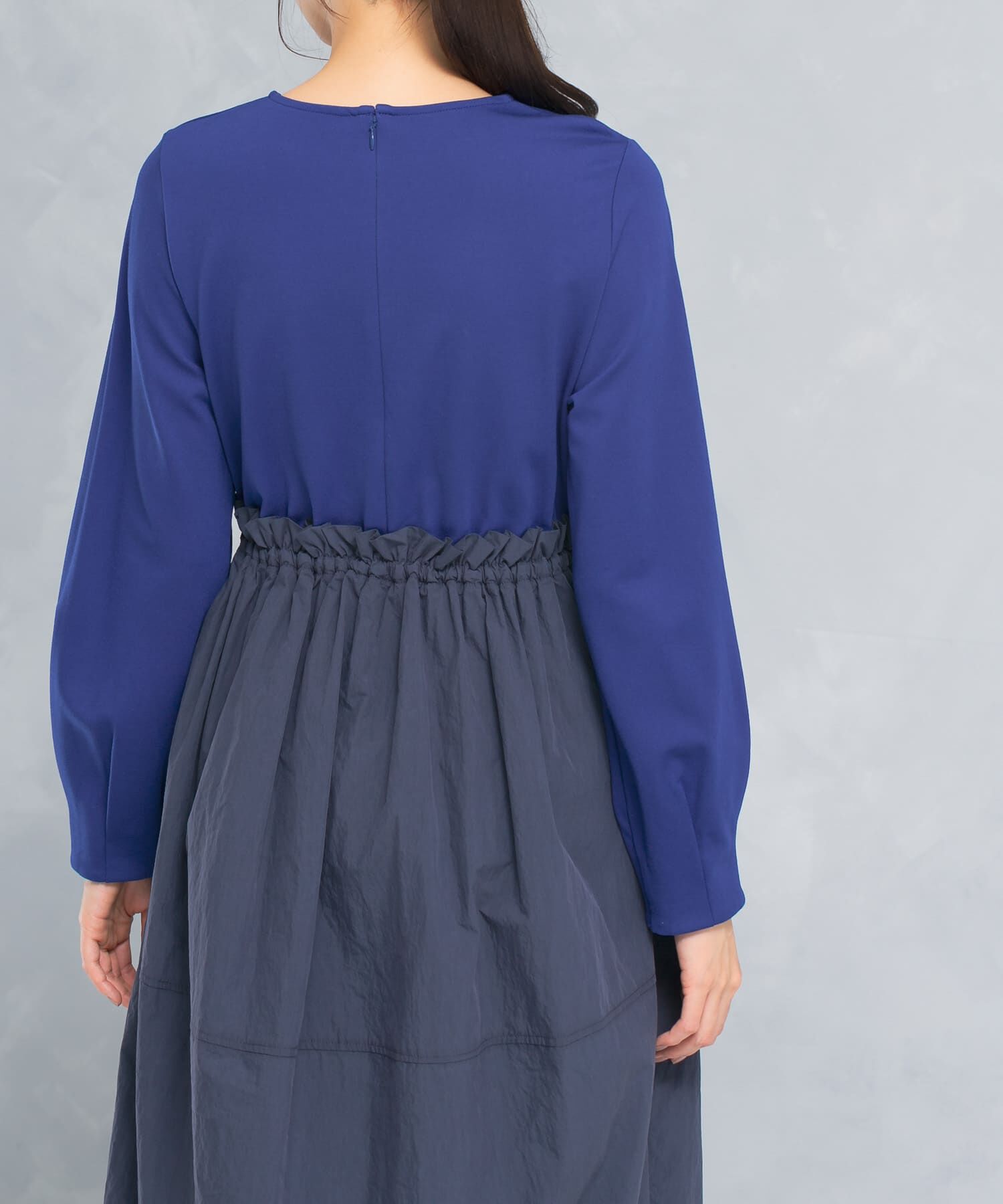 URBAN RESEARCH ROSSO「ドッキングウエストドロストワンピース」|ワンピース|